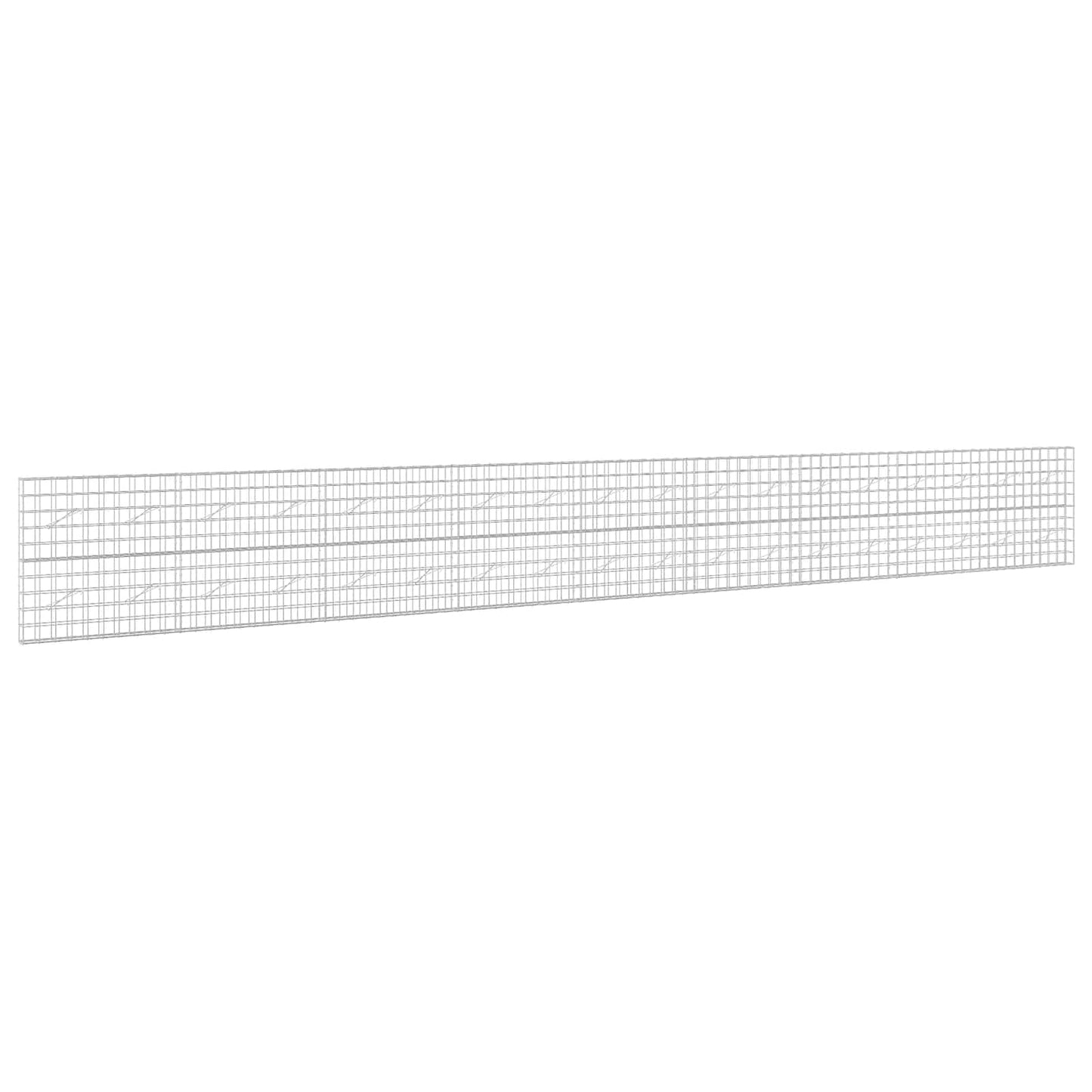 vidaXL Γκαμπιόν με σύρμα 3,5 mm και πλέγμα 10x10 cm 900x10x100 εκ