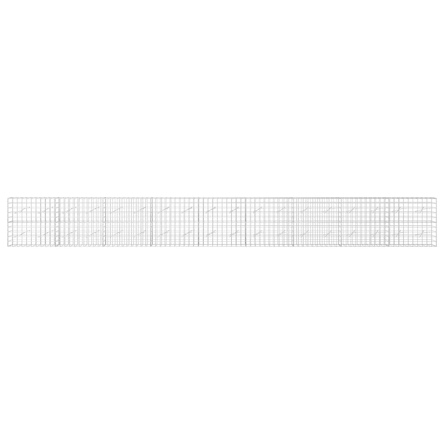vidaXL Γκαμπιόν με σύρμα 3,5 mm και πλέγμα 10x10 cm 900x10x100 εκ