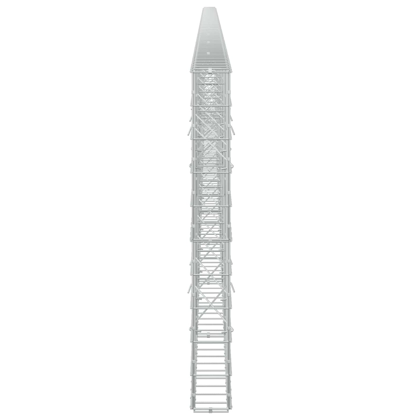vidaXL Γκαμπιόν με σύρμα 3,5 mm και πλέγμα 10x10 cm 1050x10x100 εκ.