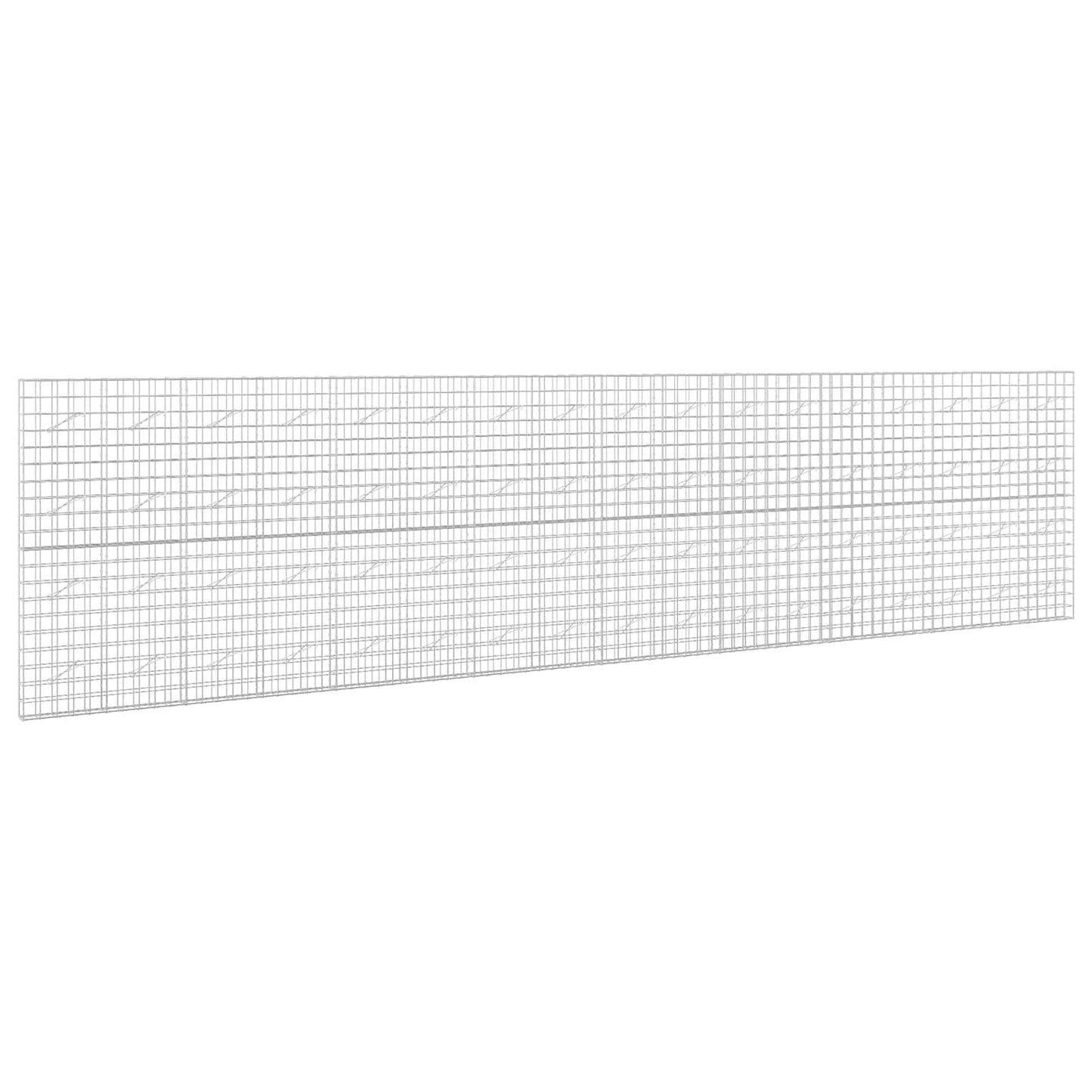 vidaXL Γκαμπιόν με σύρμα 3,5 mm και πλέγμα 10x10 cm 850x10x200 εκ