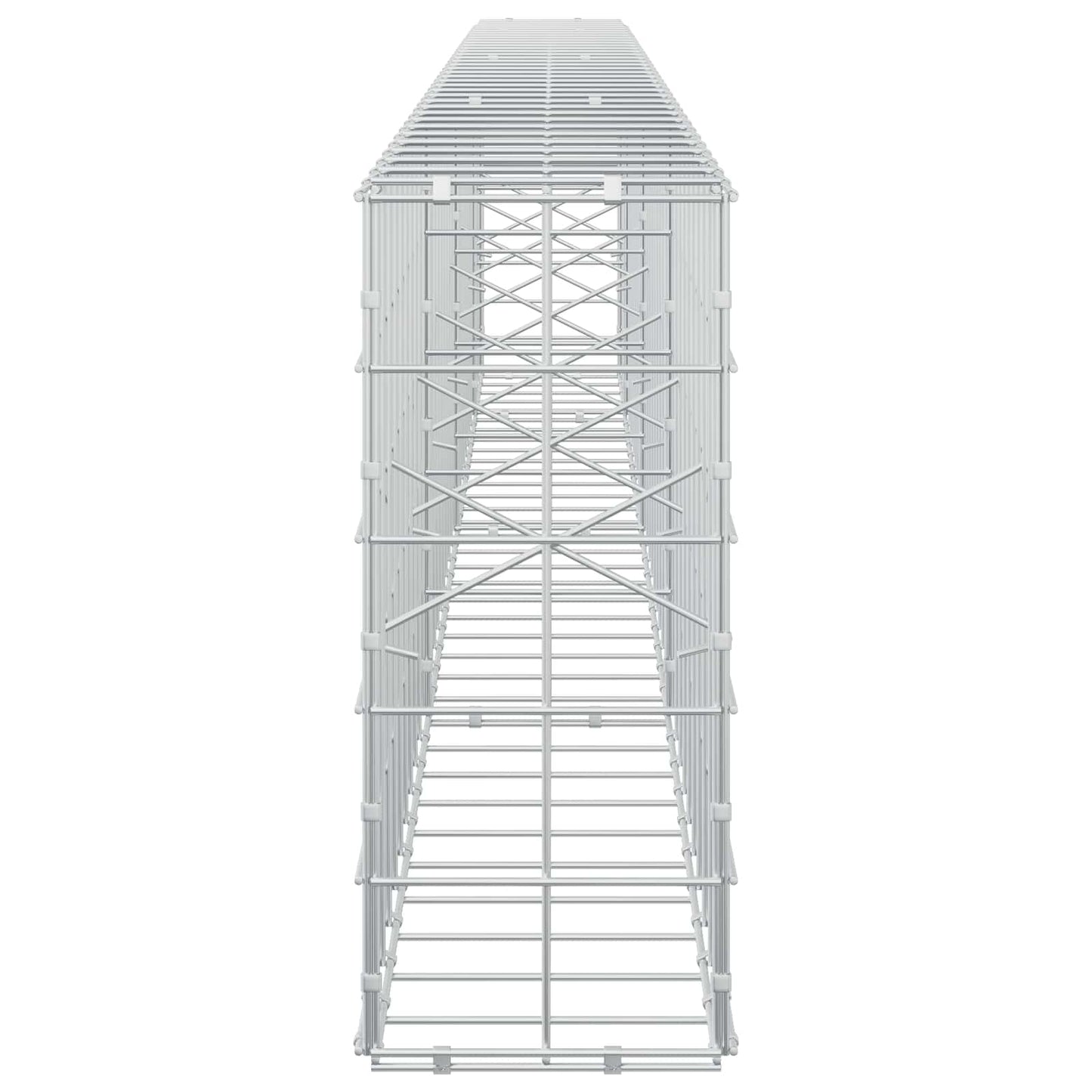 vidaXL Γκαμπιόν με σύρμα 3,5 mm και πλέγμα 10x10 cm 350x20x50 εκ