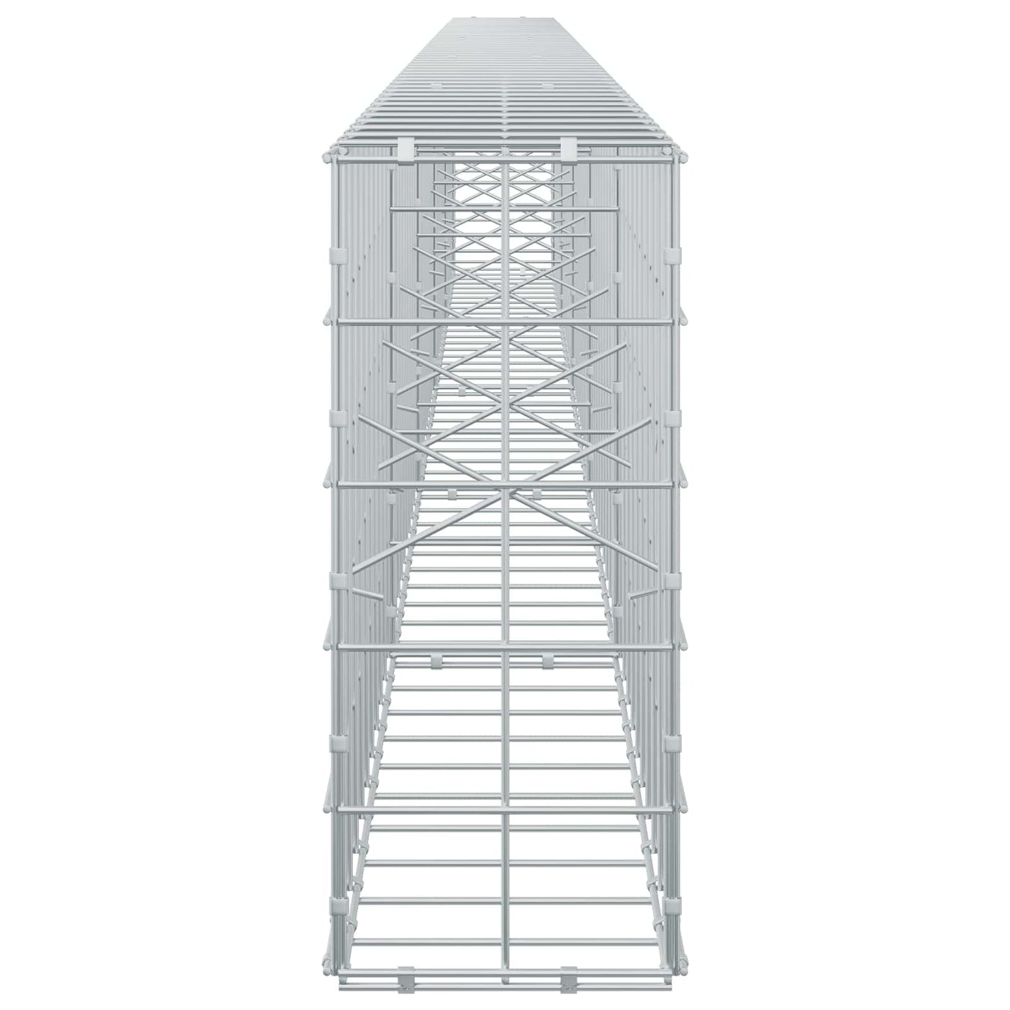 vidaXL Γκαμπιόν με σύρμα 3,5 mm και πλέγμα 10x10 cm 500x20x50 εκ