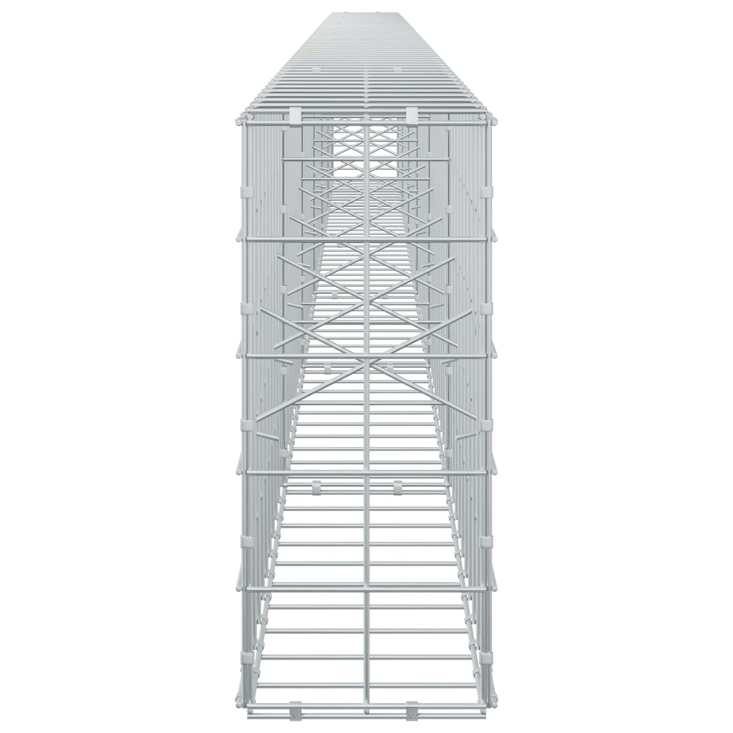 vidaXL Γκαμπιόν με σύρμα 3,5 mm και πλέγμα 10x10 cm 600x20x50 εκ