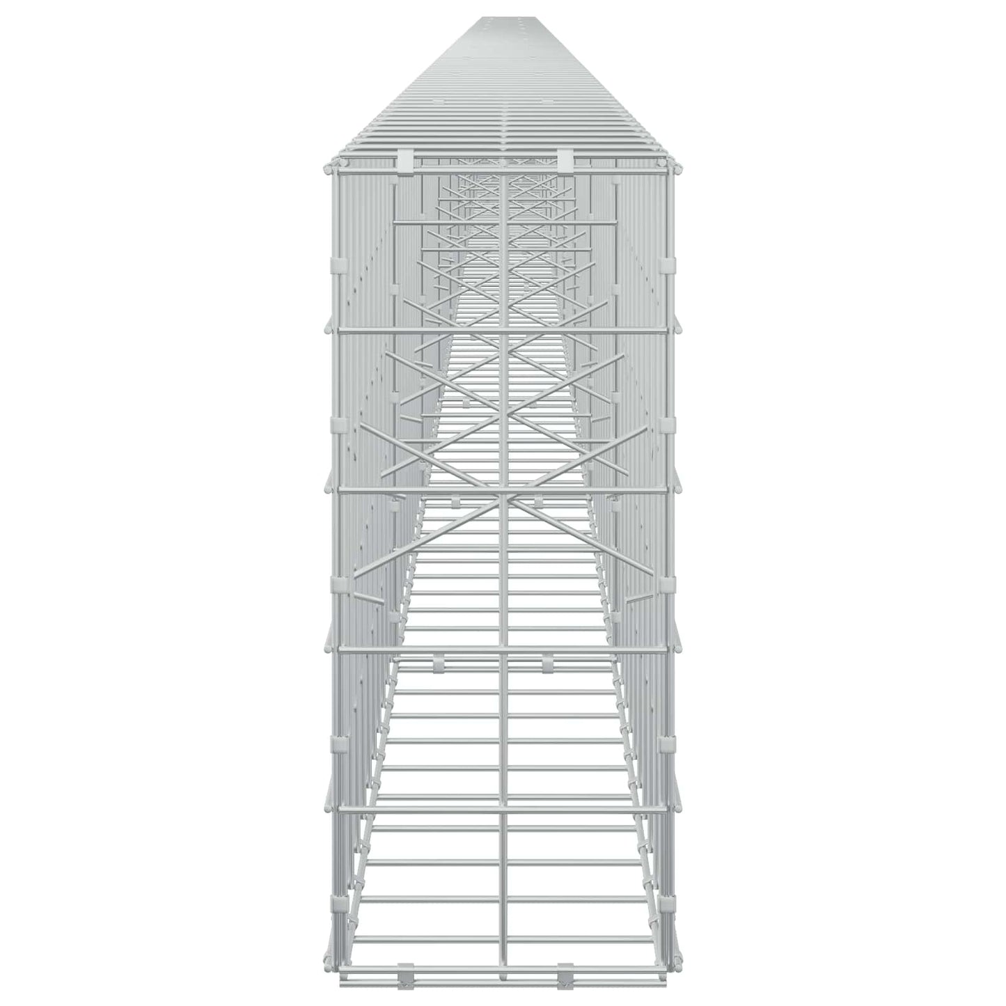vidaXL Γκαμπιόν με σύρμα 3,5 mm και πλέγμα 10x10 cm 1100x20x50 εκ