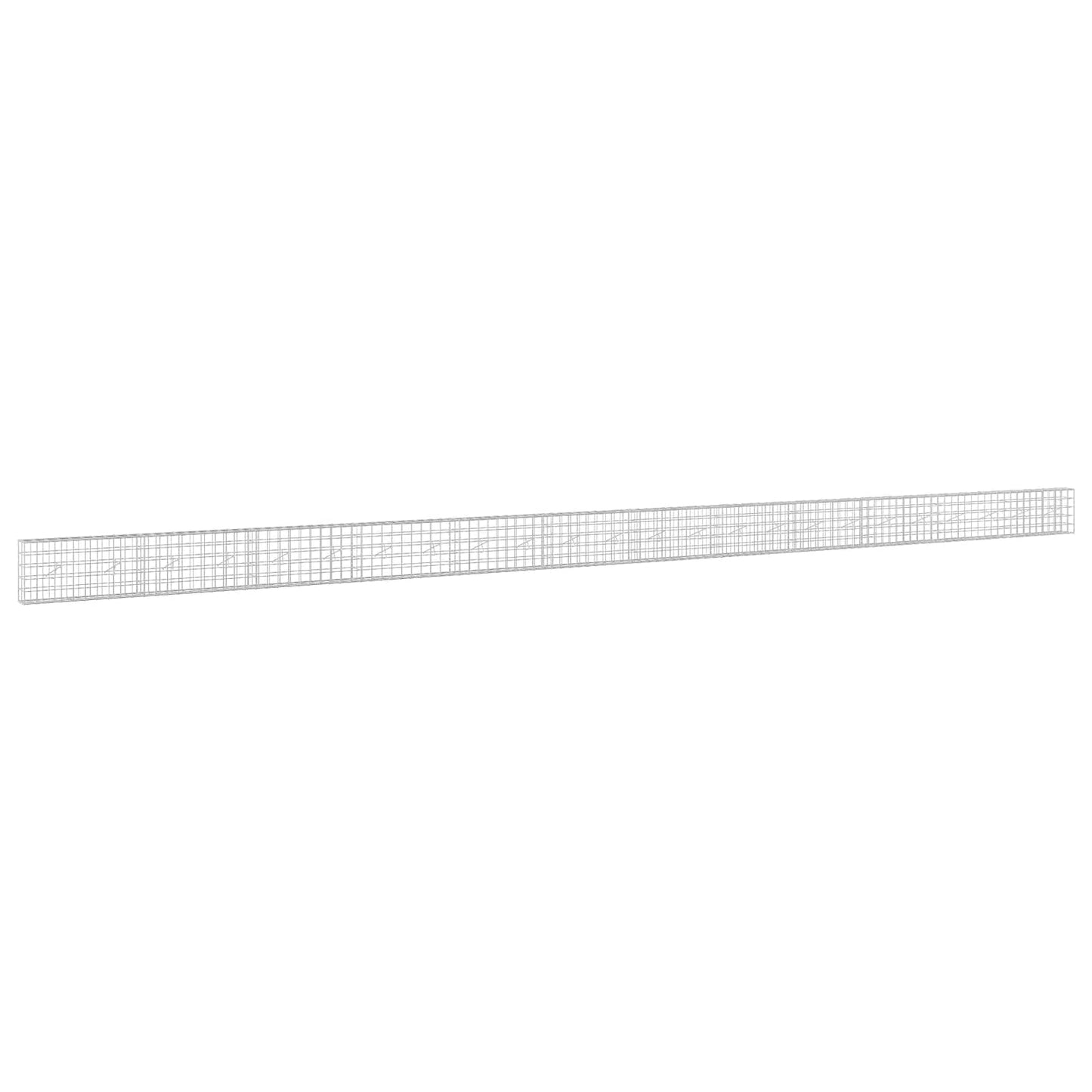 vidaXL Γκαμπιόν με σύρμα 3,5 mm και πλέγμα 10x10 cm 1200x20x50 εκ