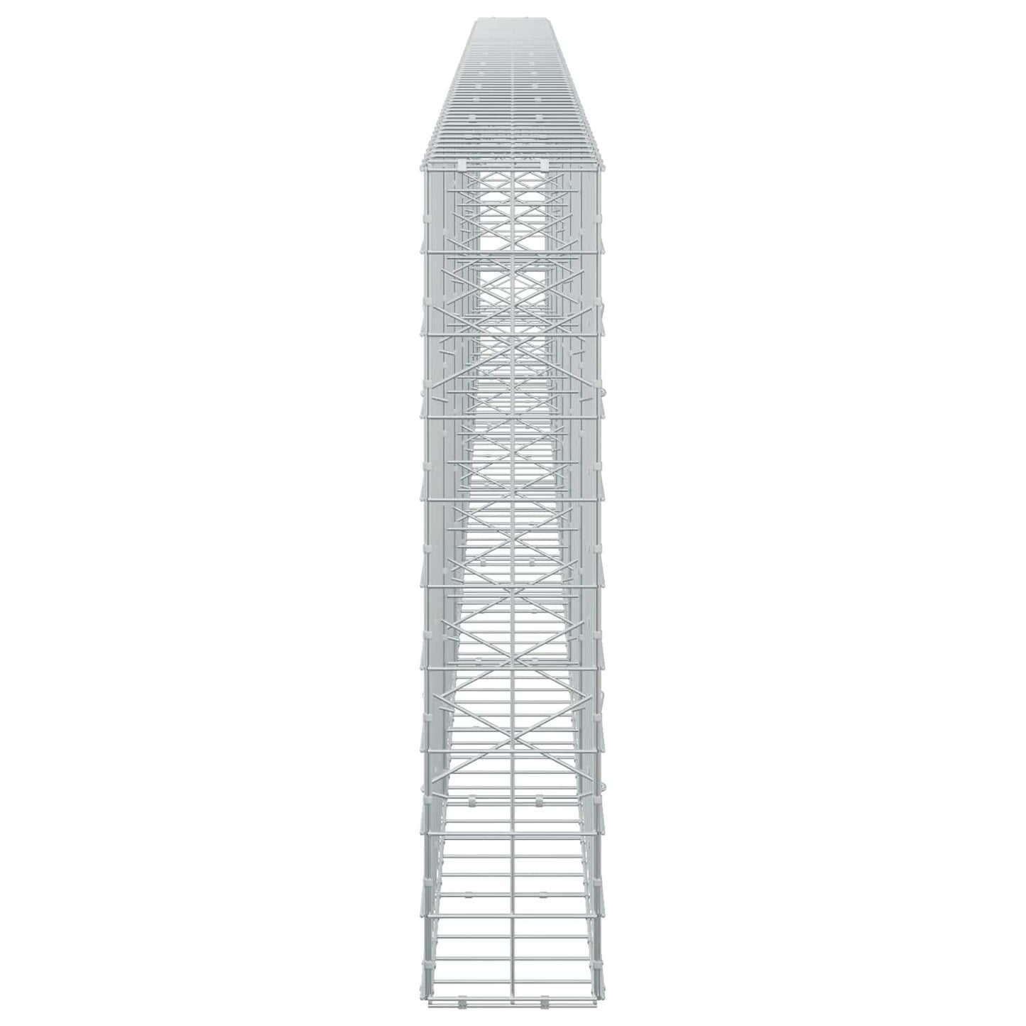 vidaXL Γκαμπιόν με σύρμα 3,5 mm και πλέγμα 10x10 cm 650x20x100 εκ