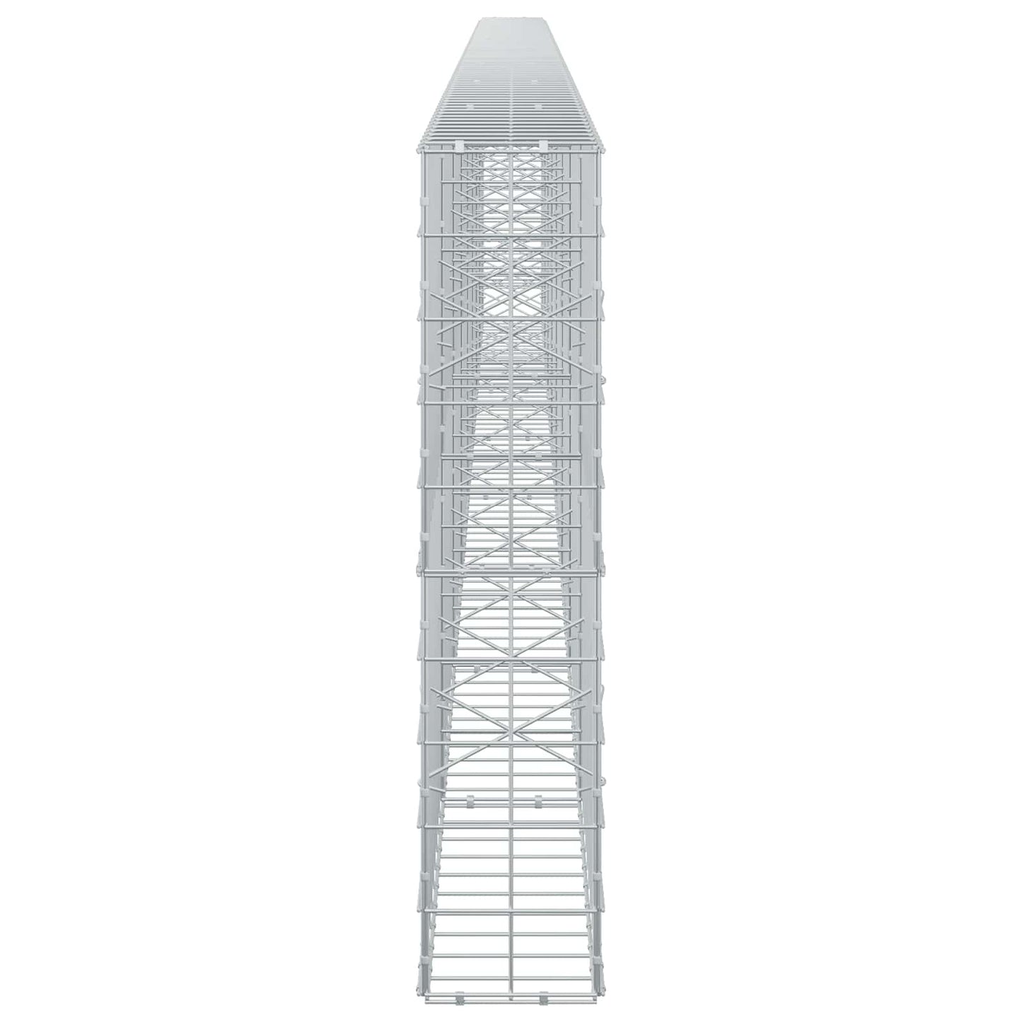 vidaXL Γκαμπιόν με σύρμα 3,5 mm και πλέγμα 10x10 cm 800x20x100 εκ