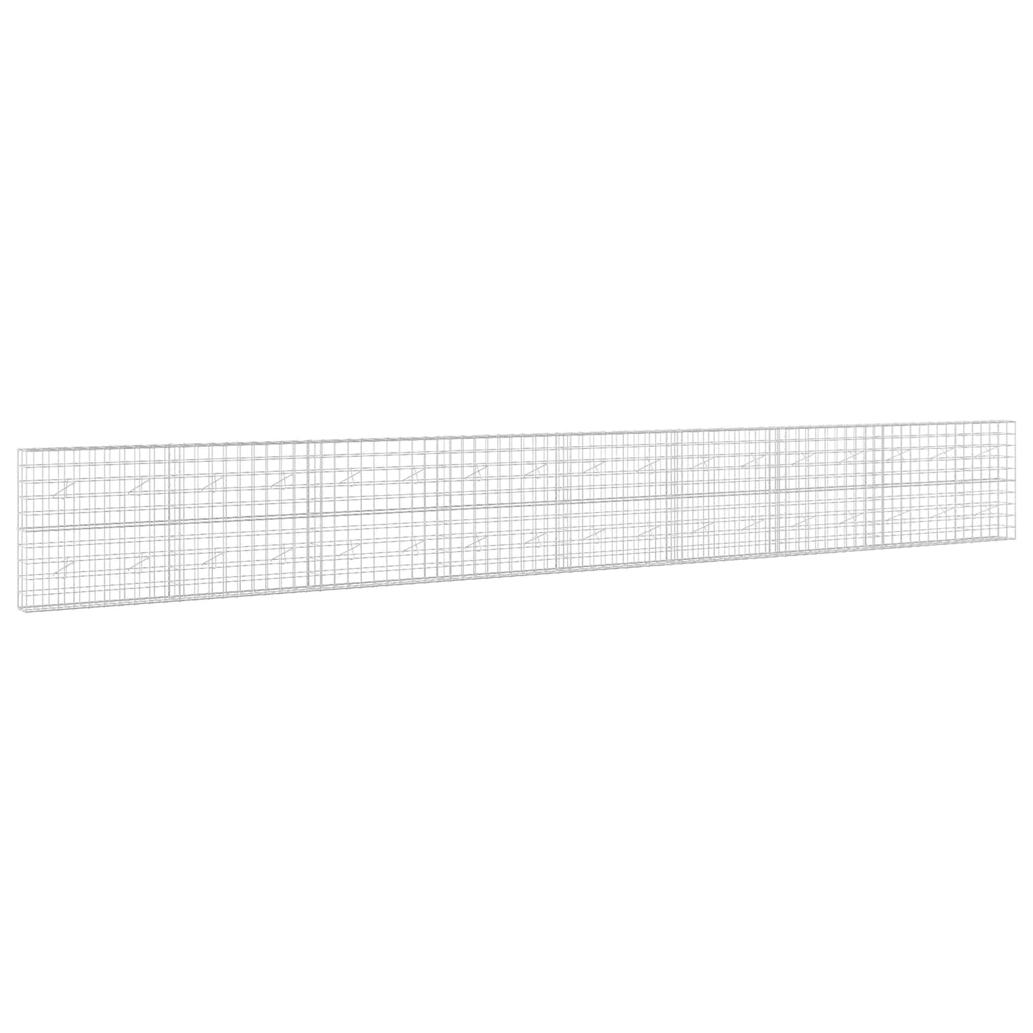 vidaXL Γκαμπιόν με σύρμα 3,5 mm και πλέγμα 10x10 cm 850x20x100 εκ