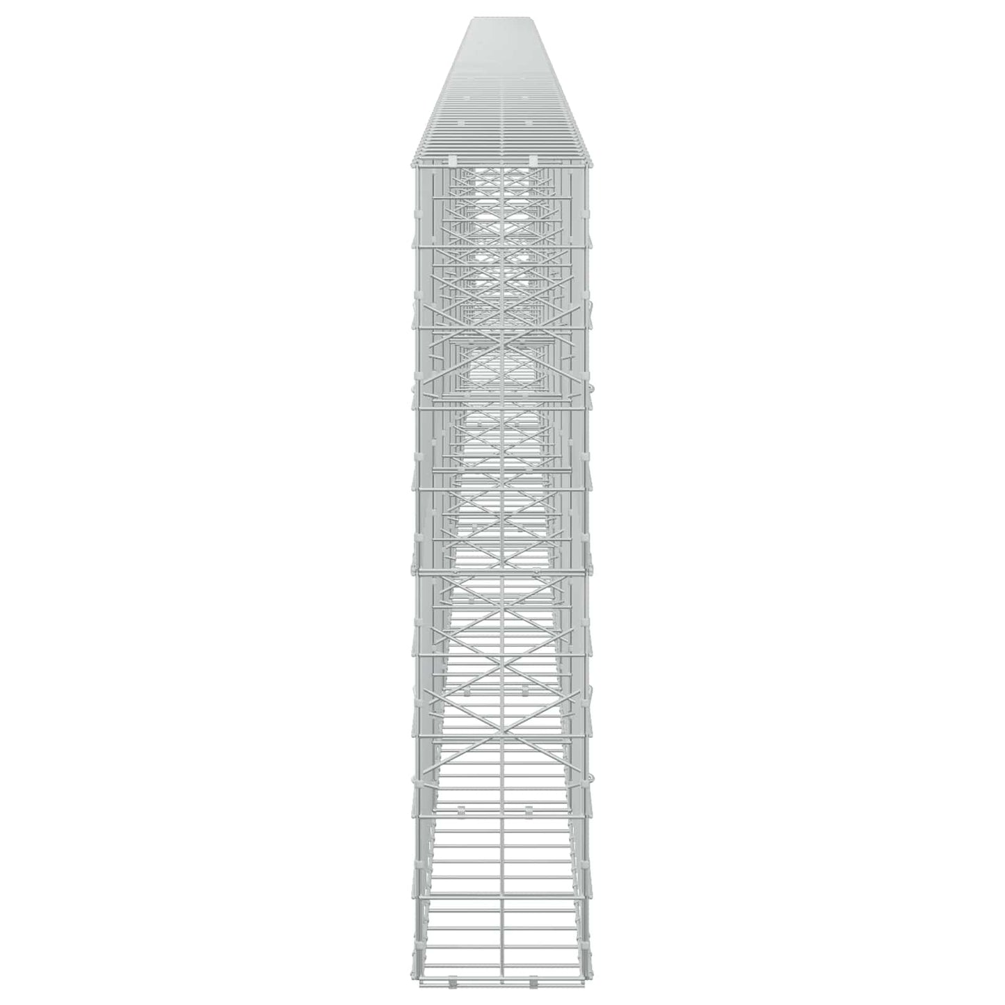 vidaXL Γκαμπιόν με σύρμα 3,5 mm και πλέγμα 10x10 cm 1000x20x100 εκ