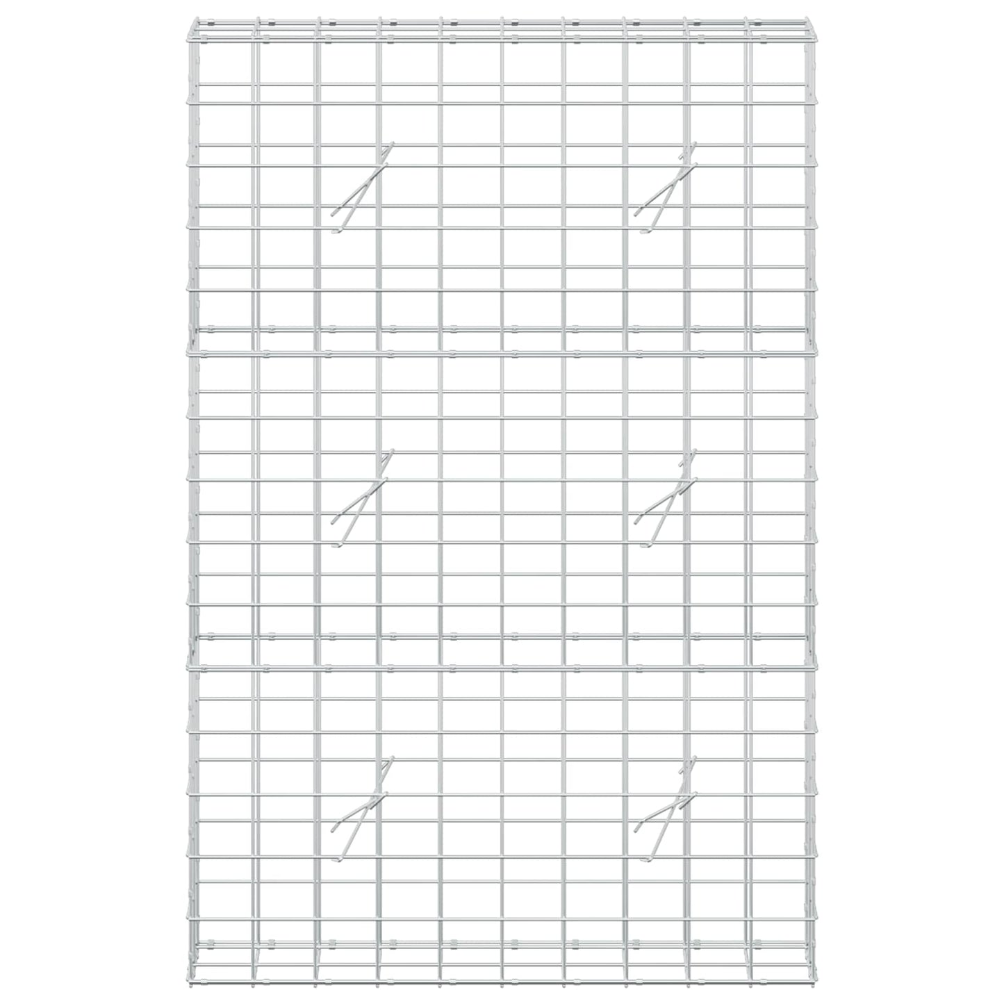 vidaXL Γκαμπιόν με σύρμα 3,5 mm και πλέγμα 10x10 cm 100x20x150 εκ