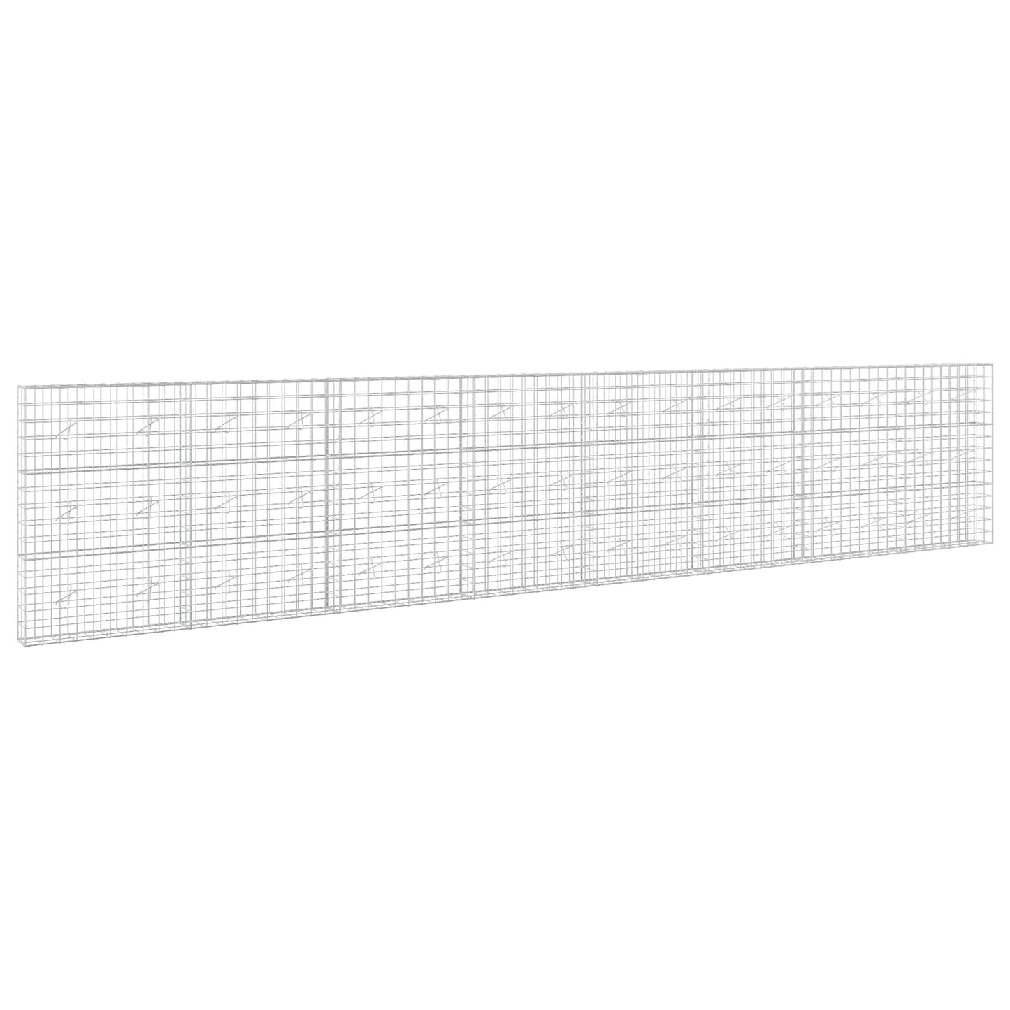 vidaXL Γκαμπιόν με σύρμα 3,5 mm και πλέγμα 10x10 cm 800x20x150 εκ