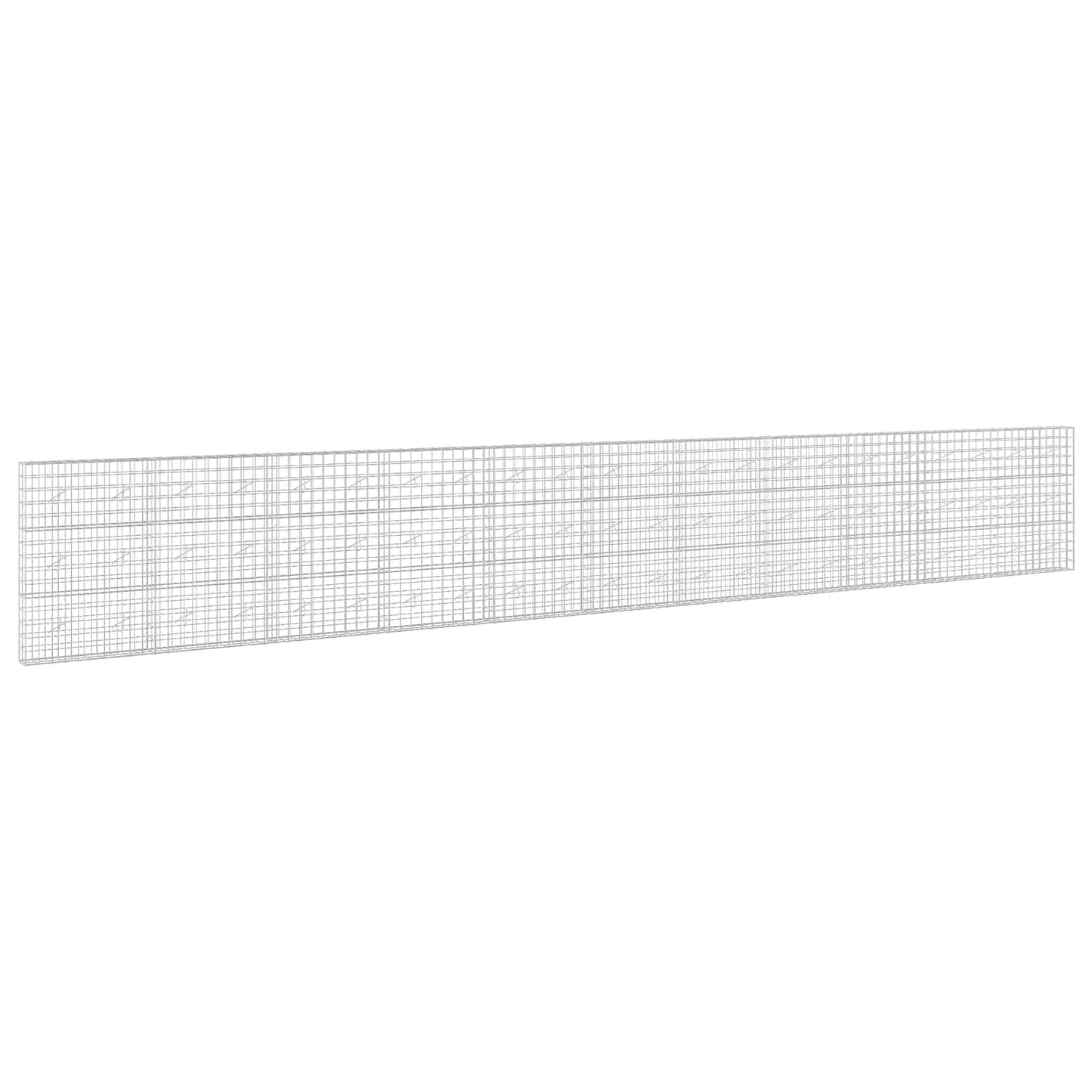 vidaXL Γκαμπιόν με σύρμα 3,5 mm και πλέγμα 10x10 cm 1100x20x150 εκ