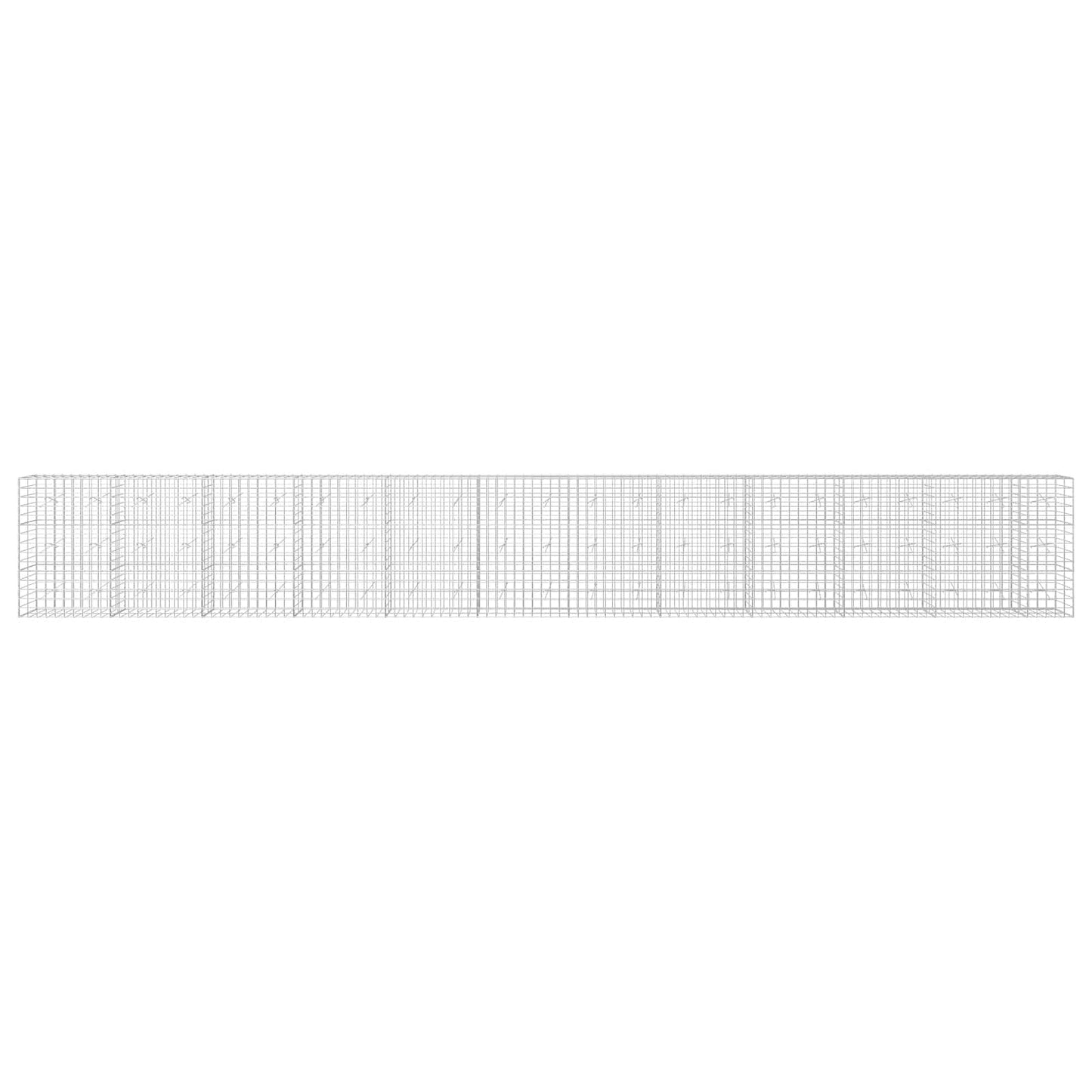 vidaXL Γκαμπιόν με σύρμα 3,5 mm και πλέγμα 10x10 cm 1150x20x150 εκ