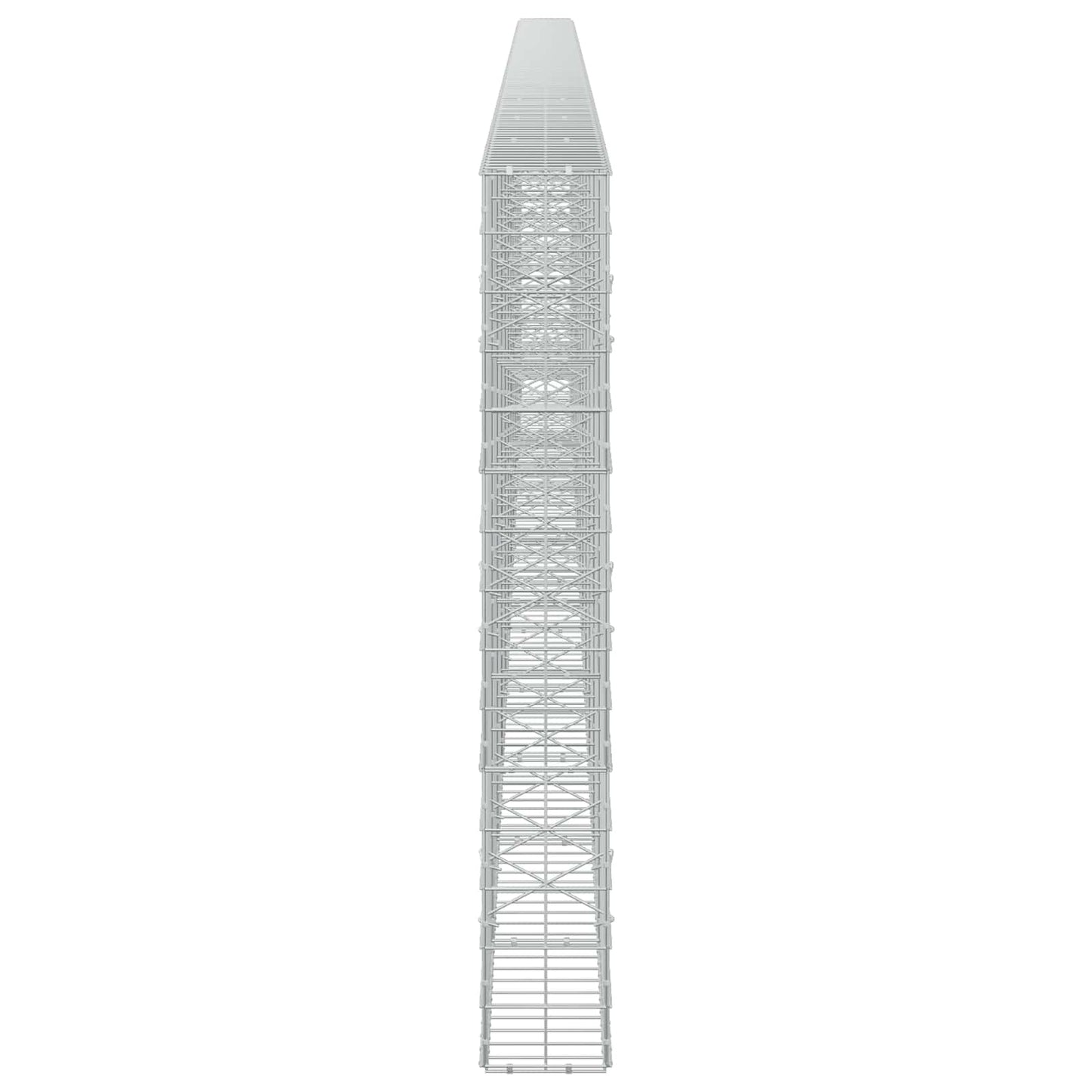 vidaXL Γκαμπιόν με σύρμα 3,5 mm και πλέγμα 10x10 cm 1150x20x150 εκ