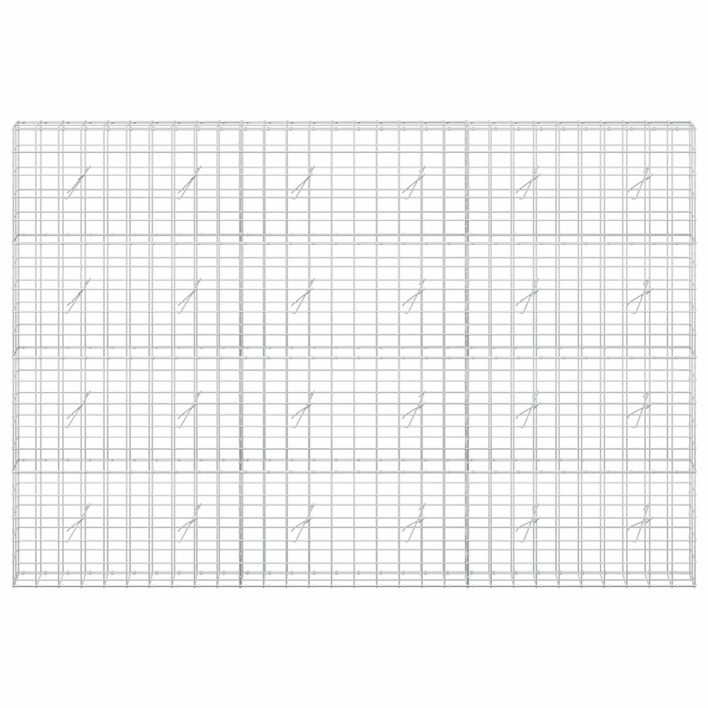 vidaXL Γκαμπιόν με σύρμα 3,5 mm και πλέγμα 10x10 cm 300x20x200 εκ