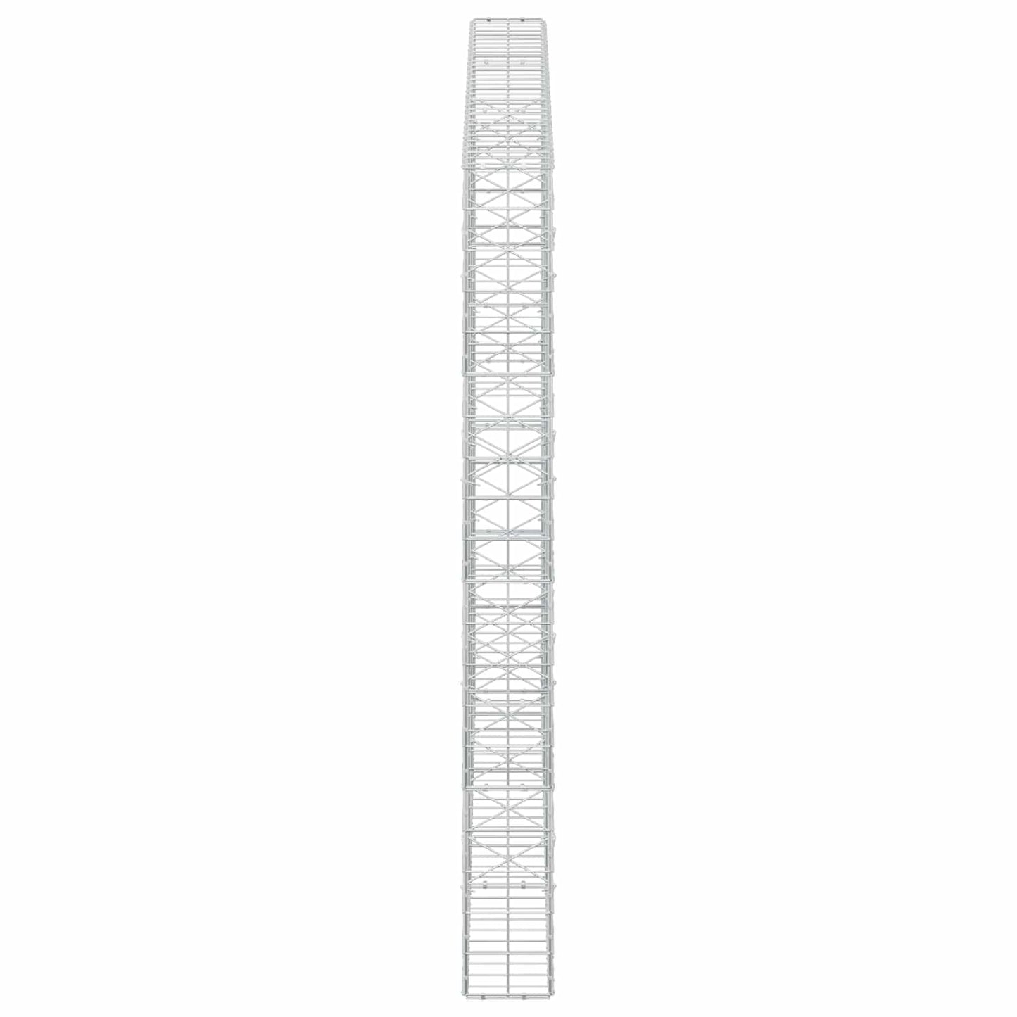 vidaXL Γκαμπιόν με σύρμα 3,5 mm και πλέγμα 10x10 cm 300x20x200 εκ