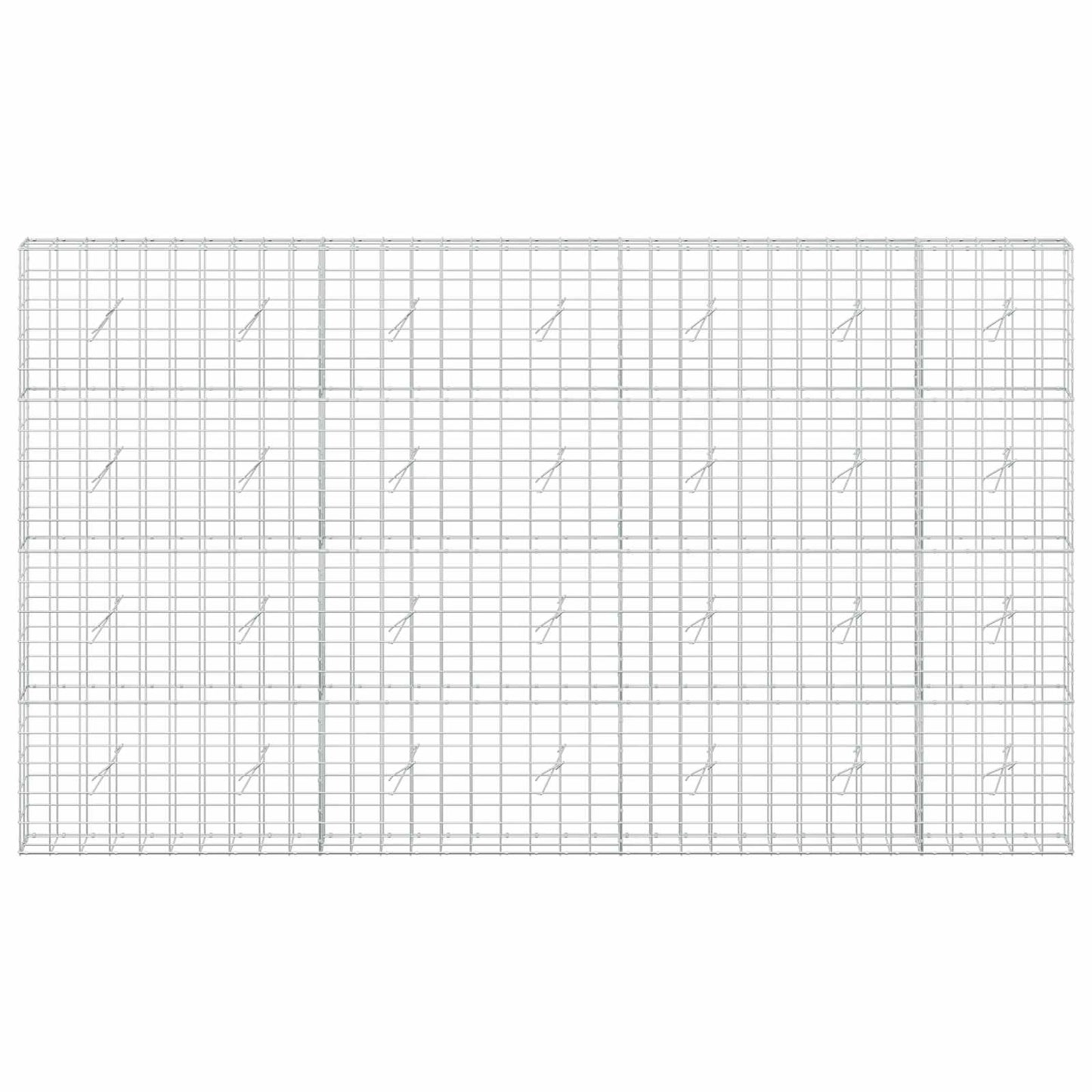 vidaXL Γκαμπιόν με σύρμα 3,5 mm και πλέγμα 10x10 cm 350x20x200 εκ.