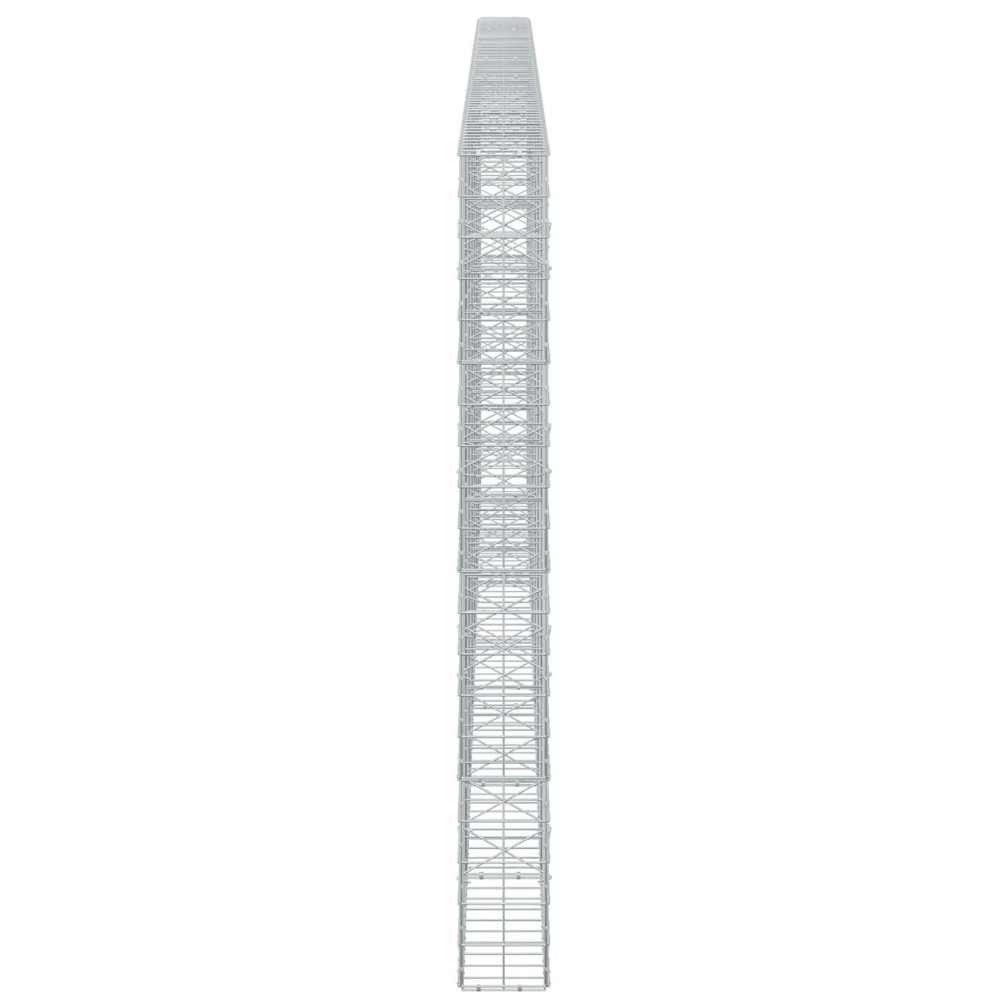 vidaXL Γκαμπιόν με σύρμα 3,5 mm και πλέγμα 10x10 cm 700x20x200 εκ