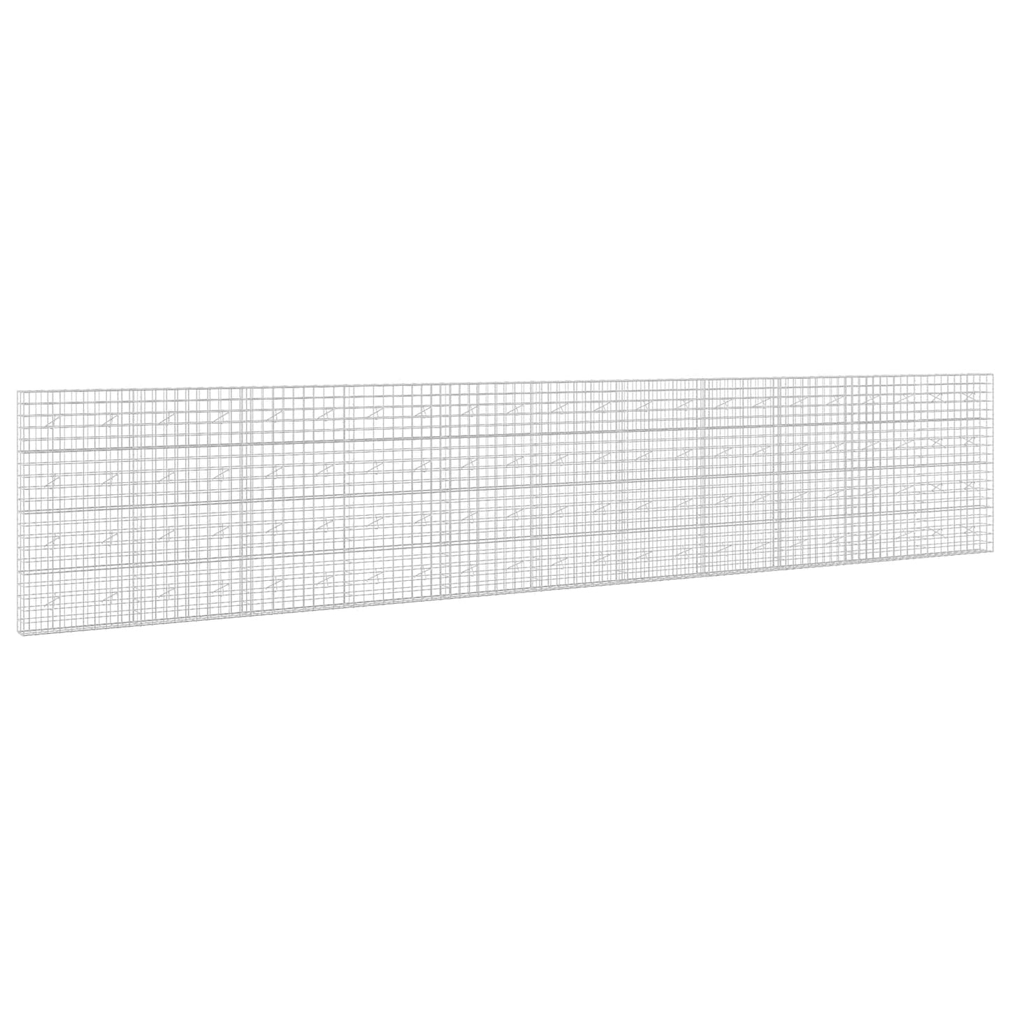 vidaXL Γκαμπιόν με σύρμα 3,5 mm και πλέγμα 10x10 cm 1100x20x200 εκ