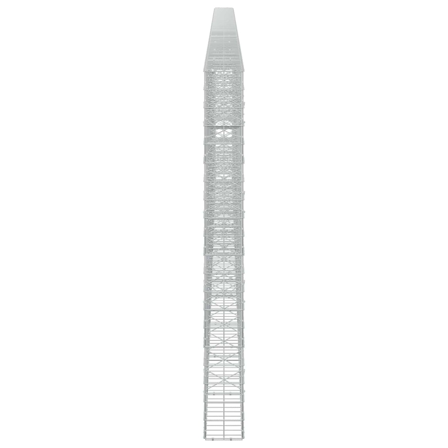vidaXL Γκαμπιόν με σύρμα 3,5 mm και πλέγμα 10x10 cm 1100x20x200 εκ