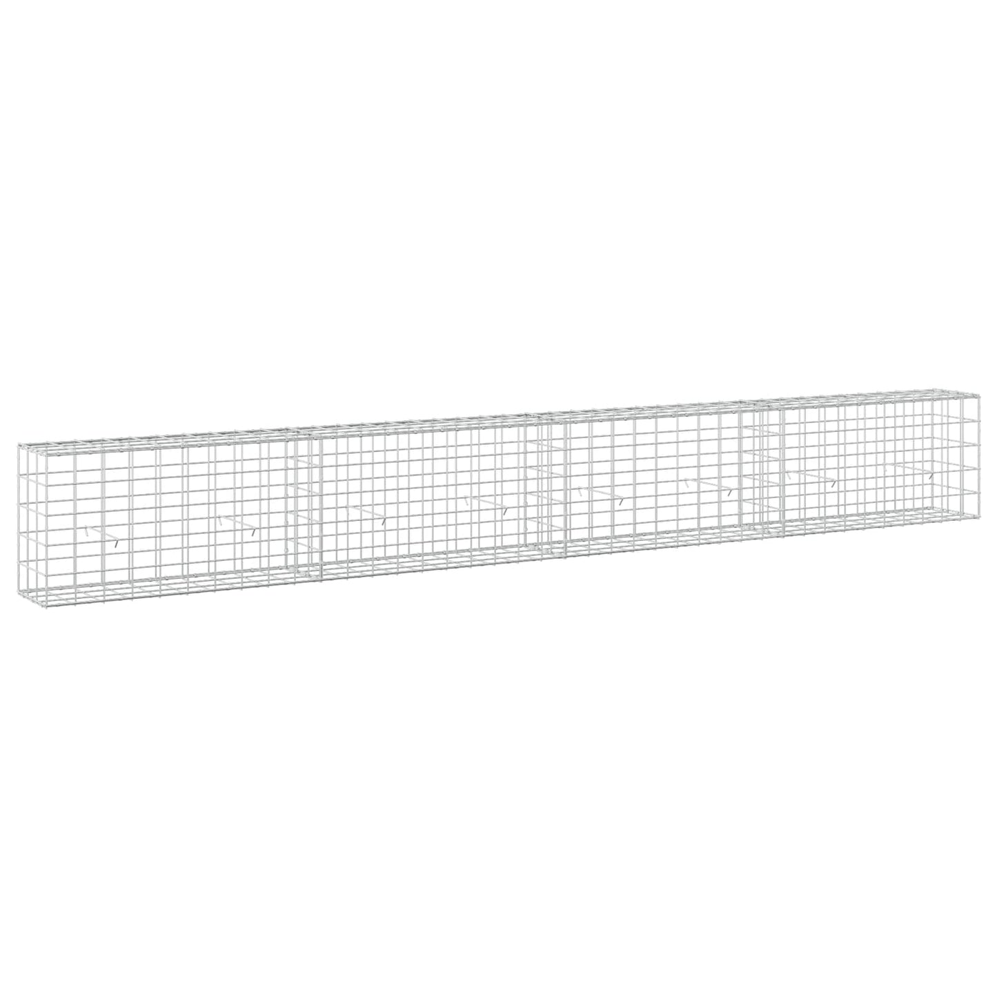 vidaXL Γκαμπιόν με σύρμα 3,5 mm και πλέγμα 10x10 cm 400x30x50 εκ