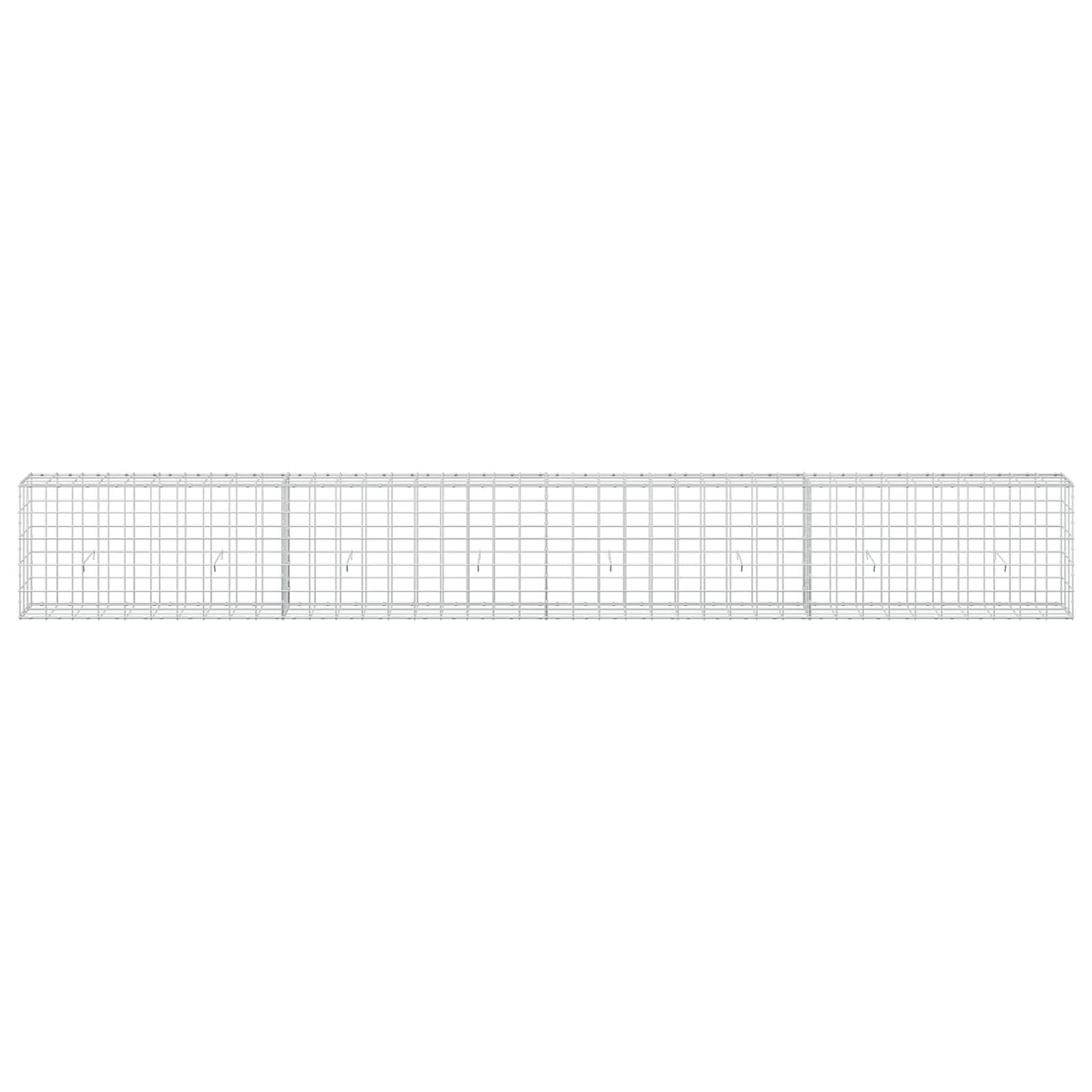 vidaXL Γκαμπιόν με σύρμα 3,5 mm και πλέγμα 10x10 cm 400x30x50 εκ