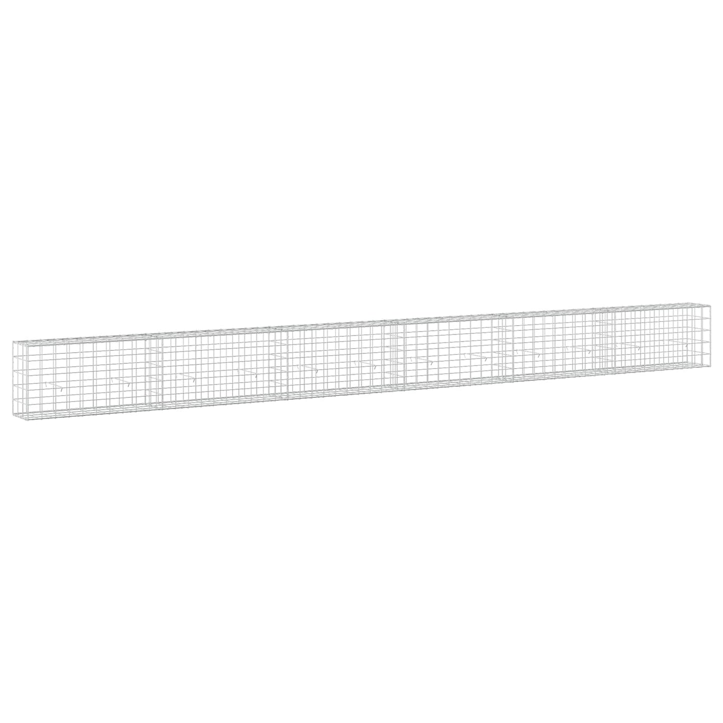 vidaXL Γκαμπιόν με σύρμα 3,5 mm και πλέγμα 10x10 cm 600x30x50 εκ