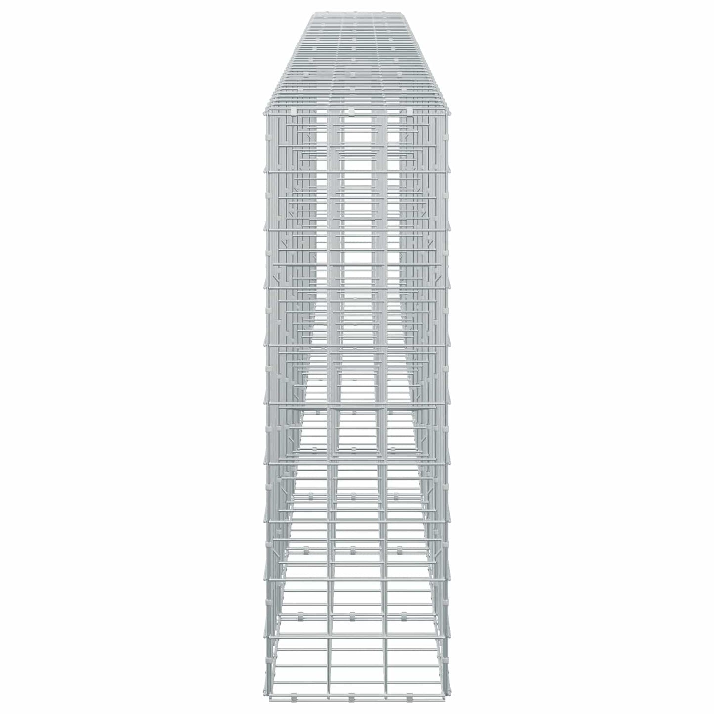 vidaXL Γκαμπιόν με σύρμα 3,5 mm και πλέγμα 10x10 cm 450x30x100 εκ
