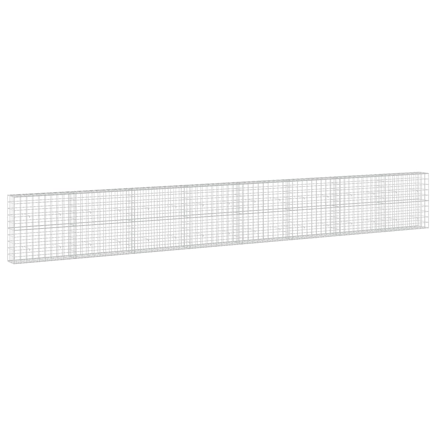vidaXL Γκαμπιόν με σύρμα 3,5 mm και πλέγμα 10x10 cm 800x30x100 εκ