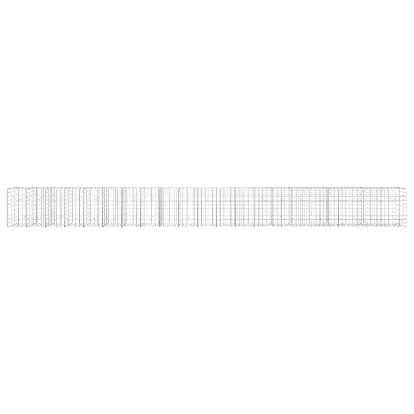 vidaXL Γκαμπιόν με σύρμα 3,5 mm και πλέγμα 10x10 cm 1050x30x100 εκ