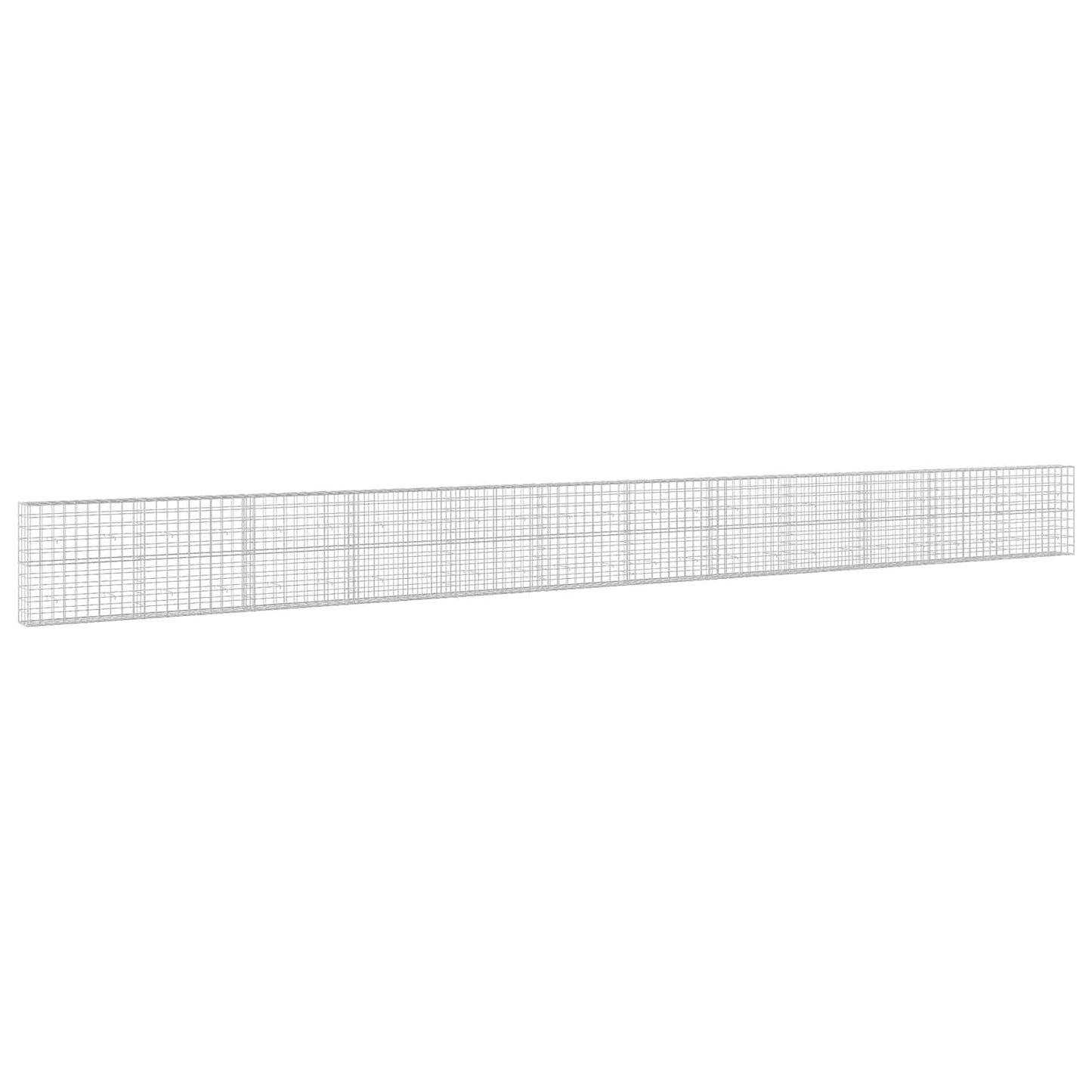 vidaXL Γκαμπιόν με σύρμα 3,5 mm και πλέγμα 10x10 cm 1200x30x100 εκ