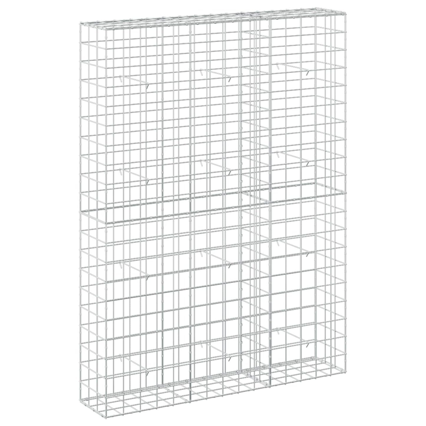 vidaXL Γκαμπιόν με σύρμα 3,5 mm και πλέγμα 10x10 cm 150x30x200 εκ