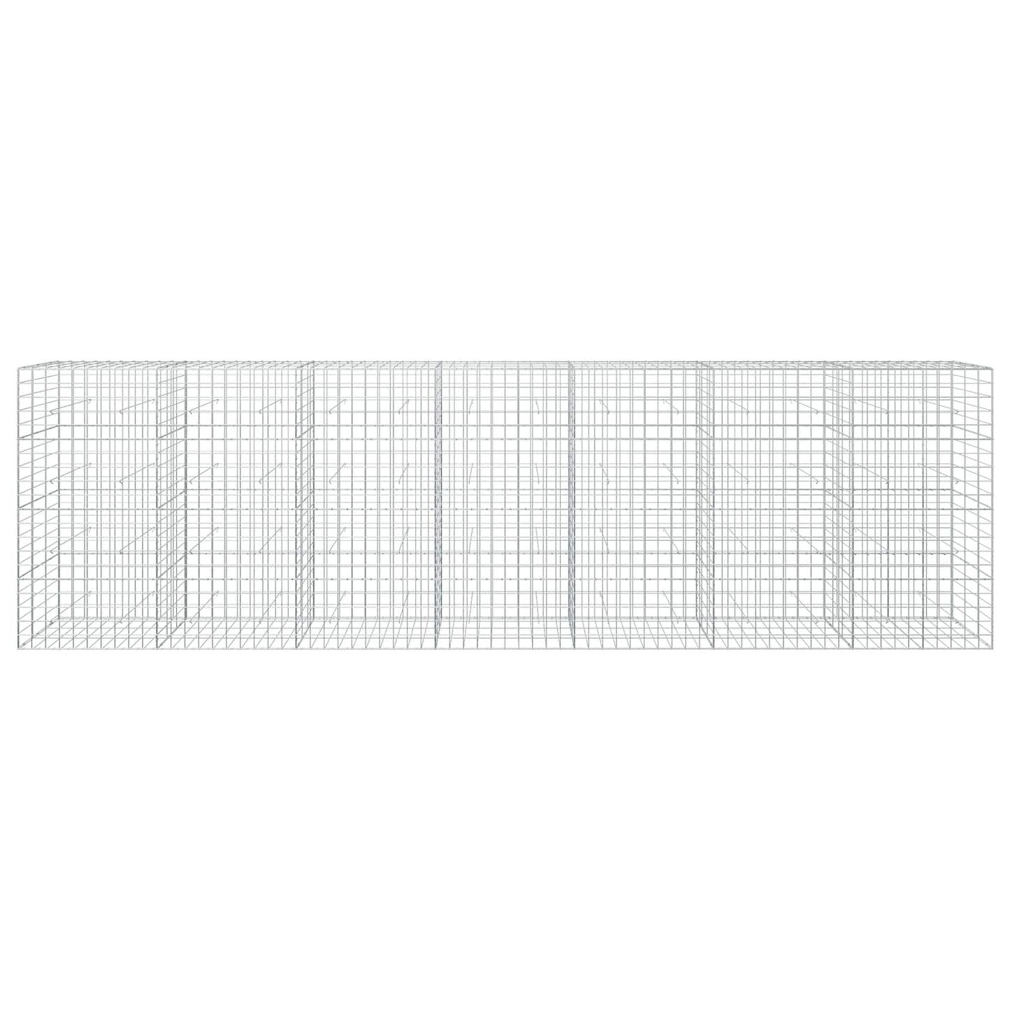 vidaXL Γκαμπιόν με σύρμα 3,5 mm και πλέγμα 10x10 cm 700x30x200 εκ.