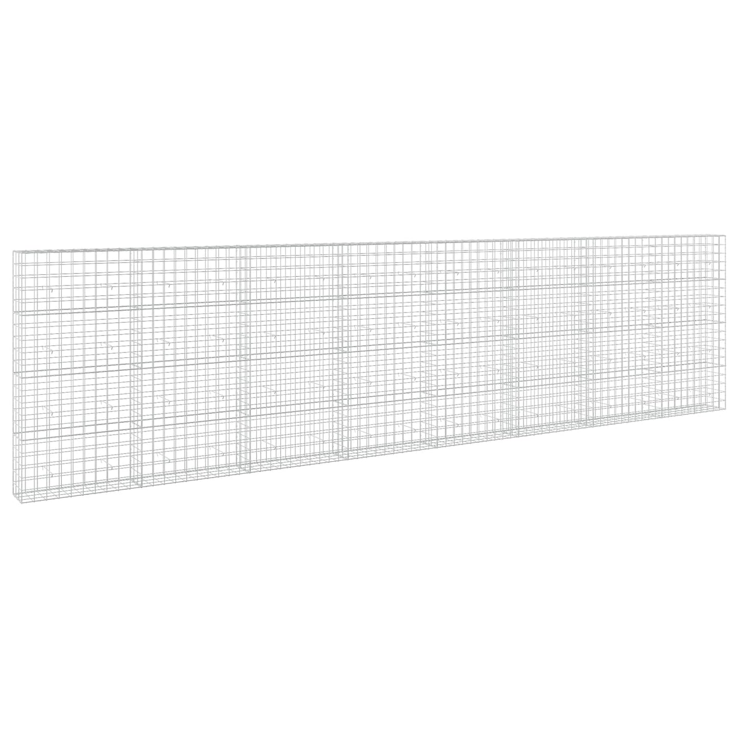 vidaXL Γκαμπιόν με σύρμα 3,5 mm και πλέγμα 10x10 cm 800x30x200 εκ