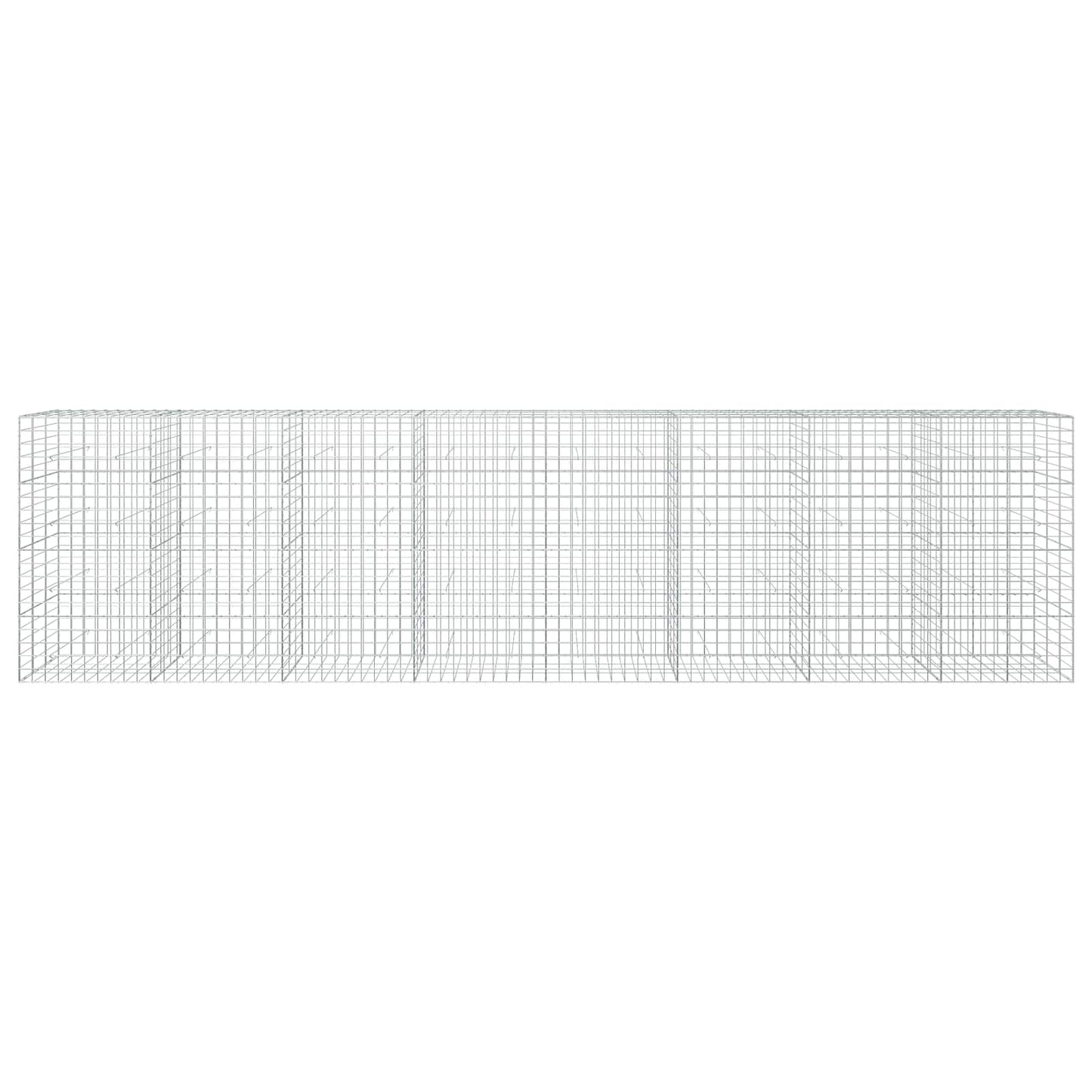 vidaXL Γκαμπιόν με σύρμα 3,5 mm και πλέγμα 10x10 cm 800x30x200 εκ