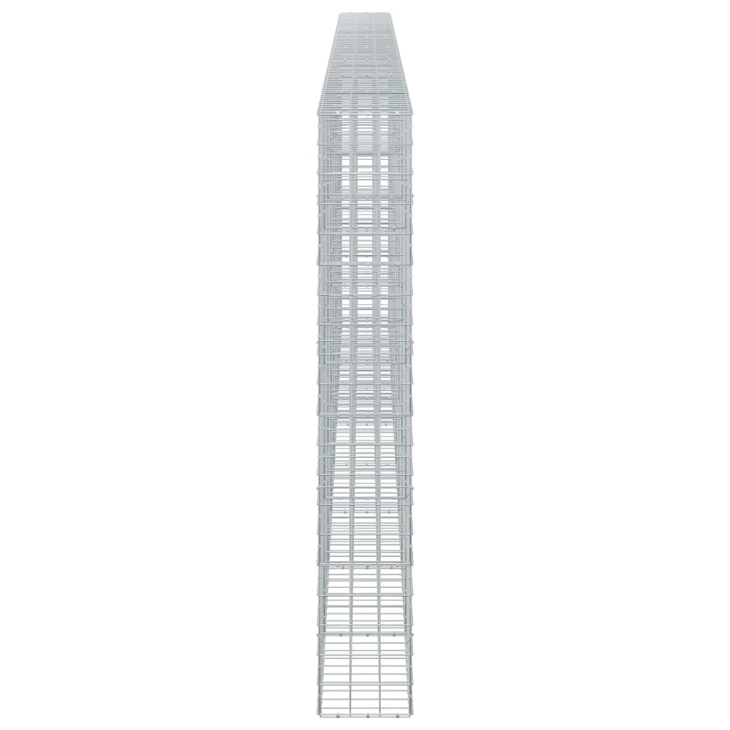 vidaXL Γκαμπιόν με σύρμα 3,5 mm και πλέγμα 10x10 cm 800x30x200 εκ