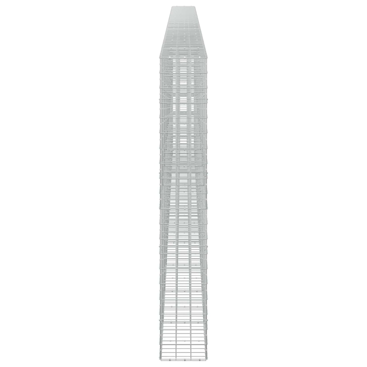 vidaXL Γκαμπιόν με σύρμα 3,5 mm και πλέγμα 10x10 cm 1050x30x200 εκ
