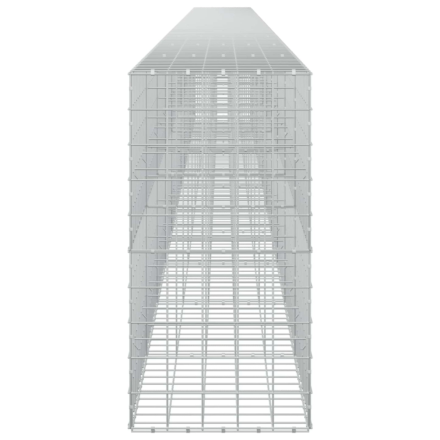 vidaXL Γκαμπιόν με σύρμα 3,5 mm και πλέγμα 10x10 cm 1100x50x100 εκ.