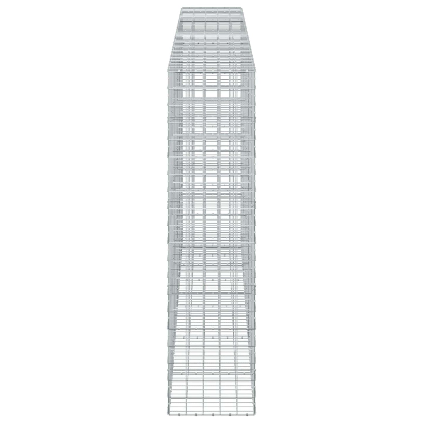 vidaXL Γκαμπιόν με σύρμα 3,5 mm και πλέγμα 10x10 cm 550x50x200 εκ.
