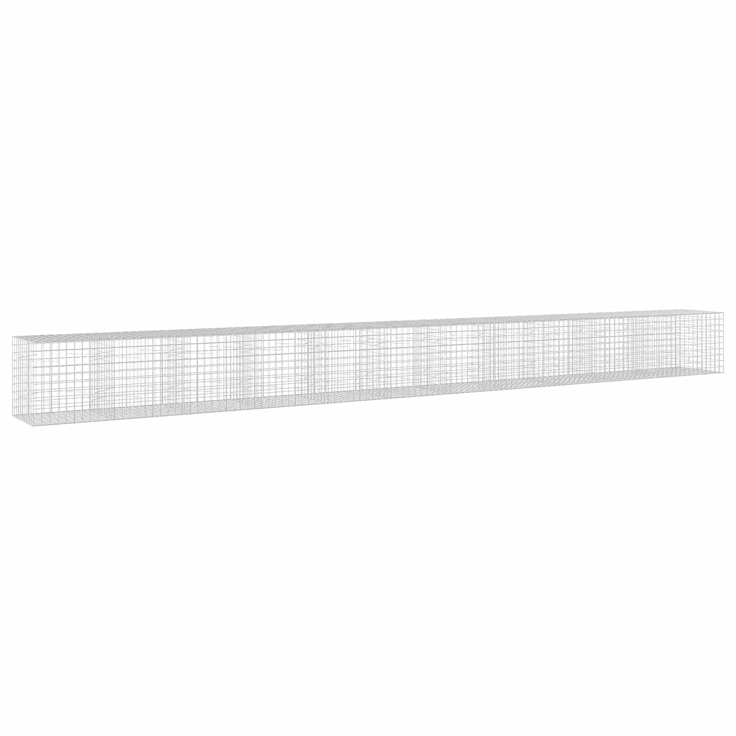 vidaXL Γκαμπιόν με σύρμα 3,5 mm και πλέγμα 10x10 cm 1150x100x100 εκ.