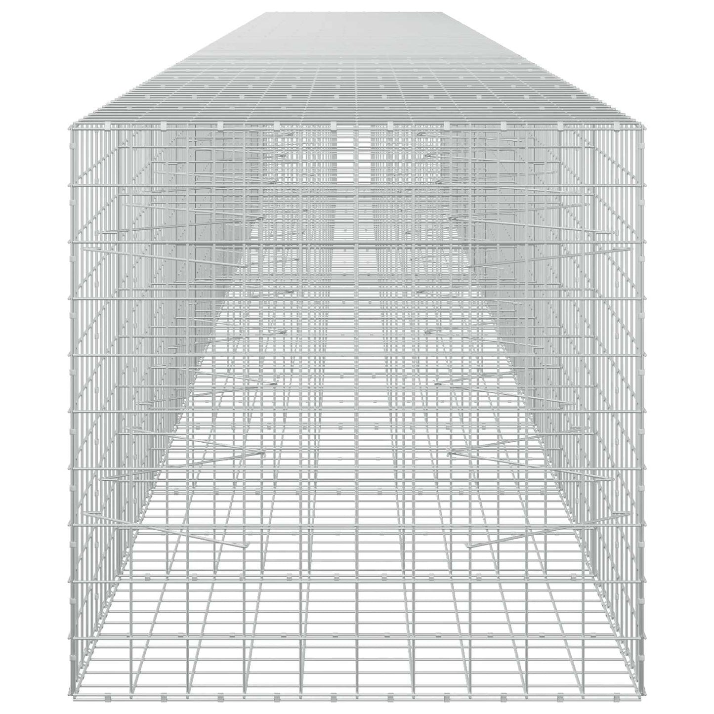 vidaXL Γκαμπιόν με σύρμα 3,5 mm και πλέγμα 10x10 cm 1150x100x100 εκ.
