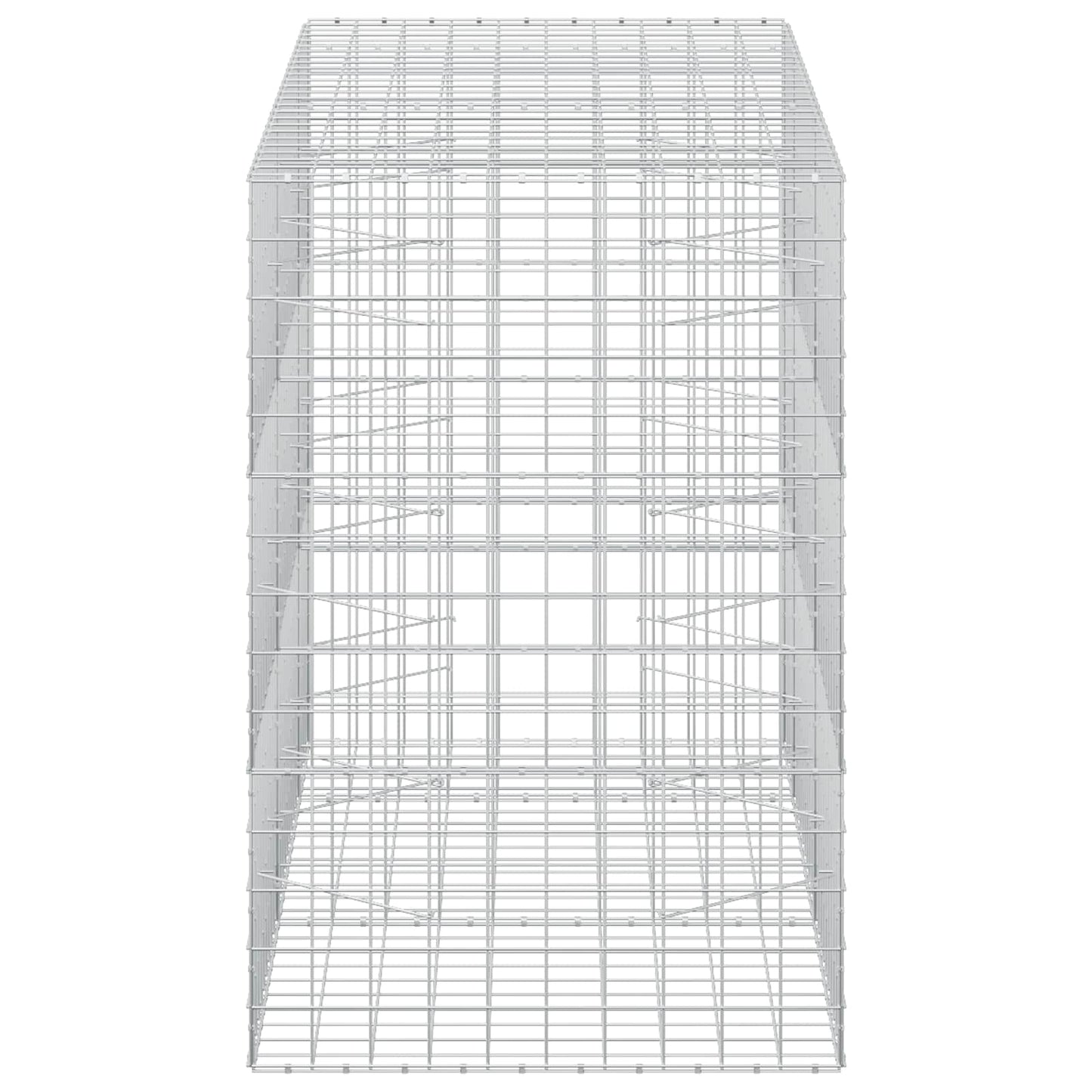 vidaXL Γκαμπιόν με σύρμα 3,5 mm και πλέγμα 10x10 cm 250x100x150 εκ.