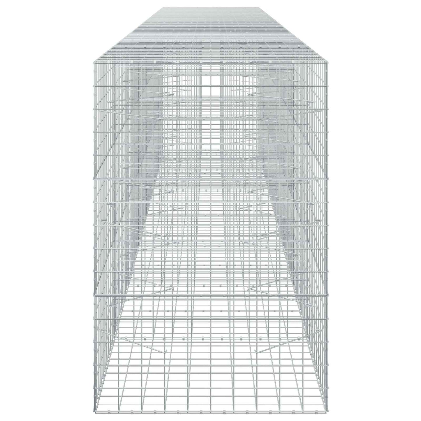 vidaXL Γκαμπιόν με σύρμα 3,5 mm και πλέγμα 10x10 cm 700x100x150 εκ.