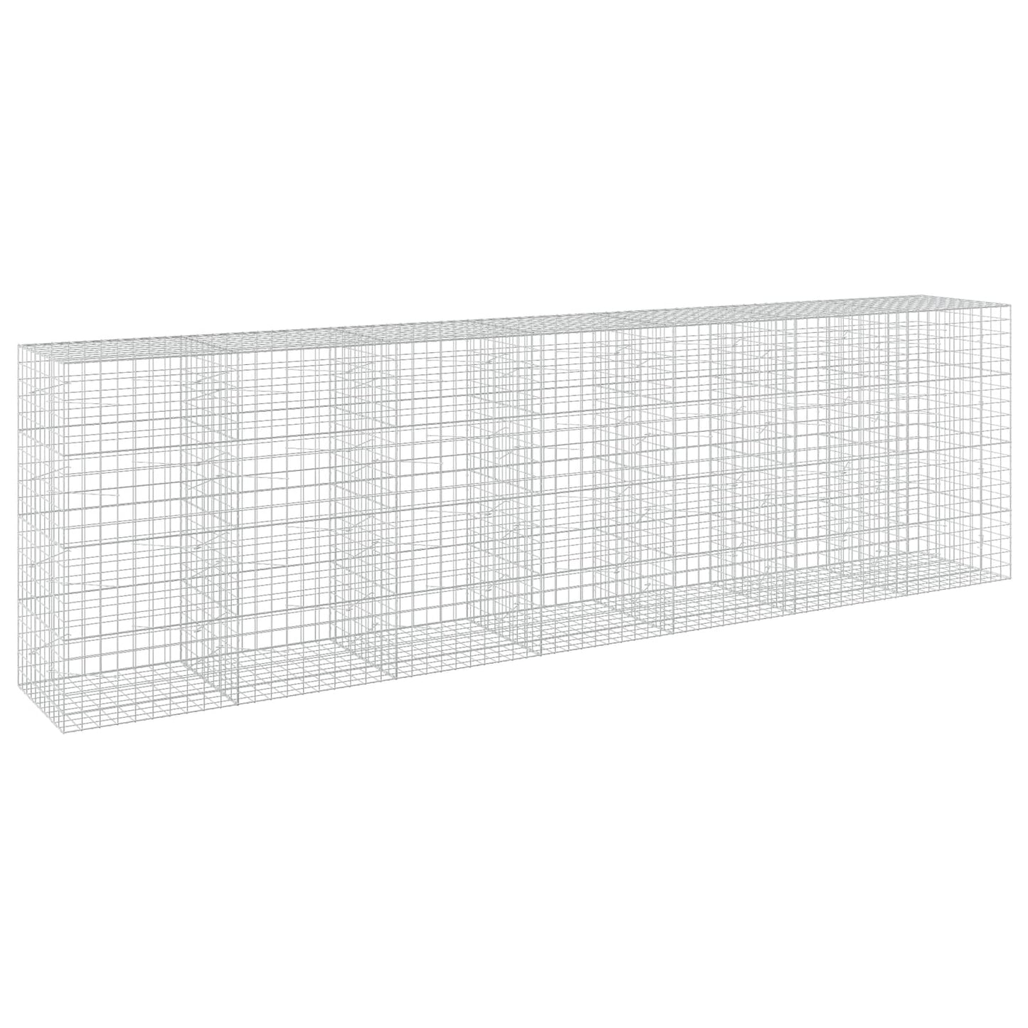 vidaXL Γκαμπιόν με σύρμα 3,5 mm και πλέγμα 10x10 cm 700x100x200 εκ.