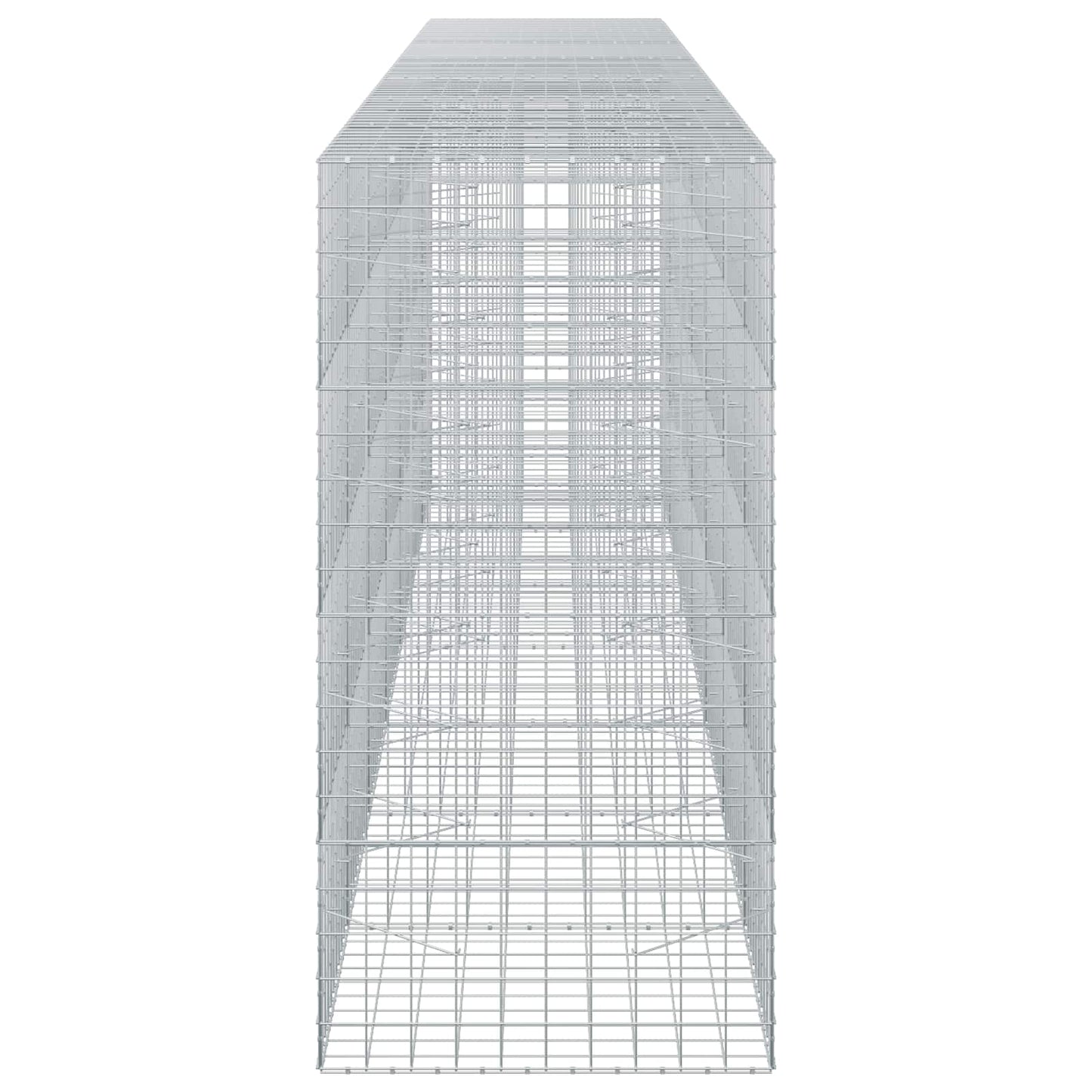 vidaXL Γκαμπιόν με σύρμα 3,5 mm και πλέγμα 10x10 cm 700x100x200 εκ.