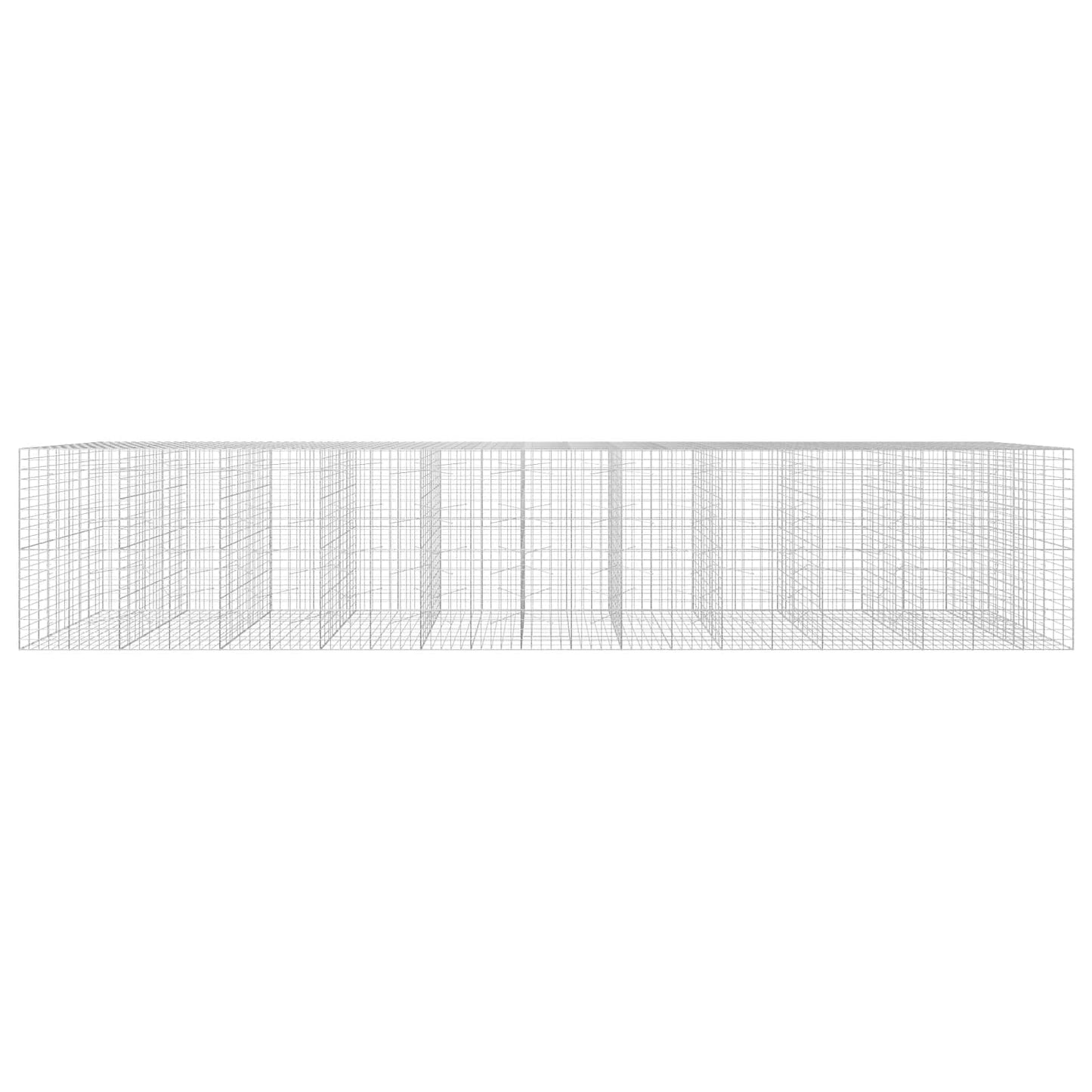 vidaXL Γκαμπιόν με σύρμα 3,5 mm και πλέγμα 10x10 cm 1050x100x200 εκ.