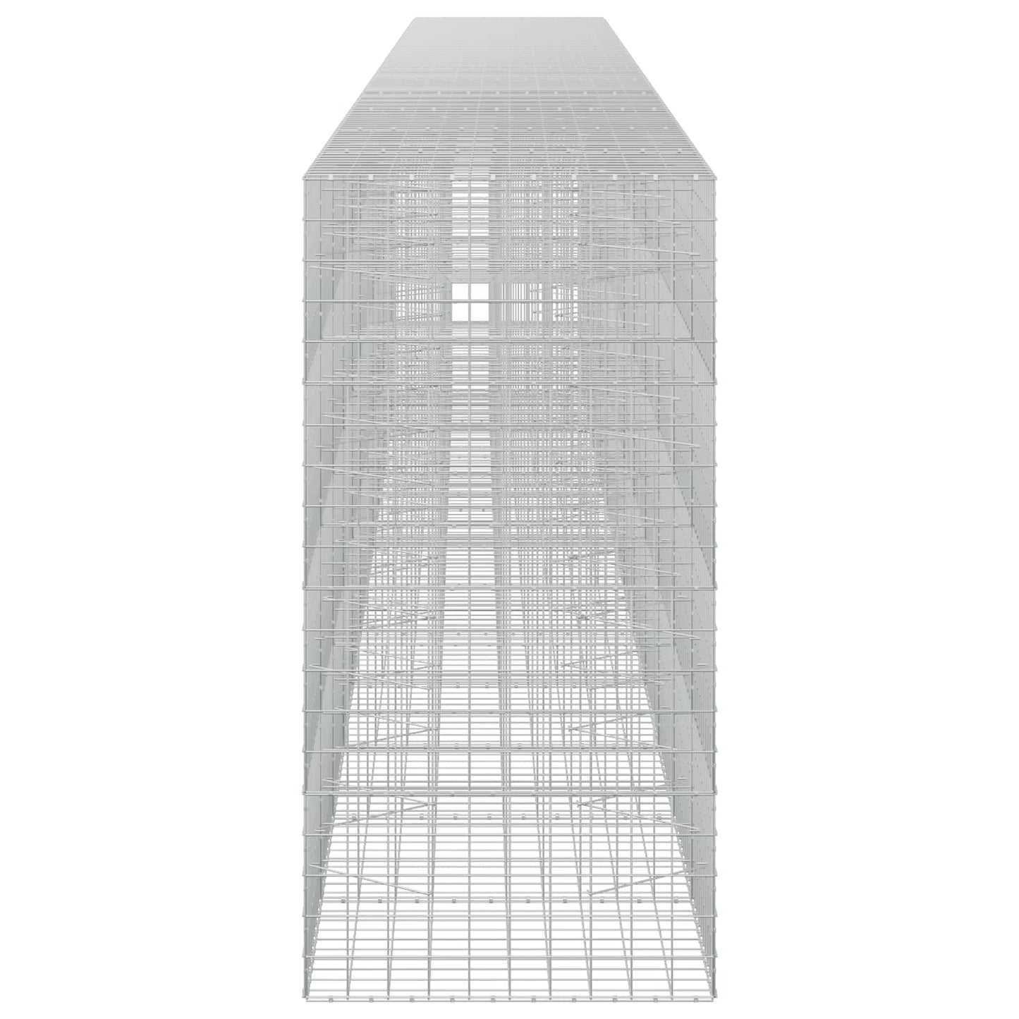 vidaXL Γκαμπιόν με σύρμα 3,5 mm και πλέγμα 10x10 cm 1200x100x200 εκ.