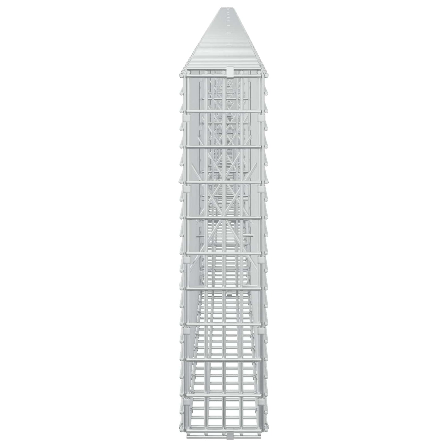 vidaXL Γκαμπιόν με σύρμα 5 mm και πλέγμα 5x2,5 cm 1100x10x50 εκ