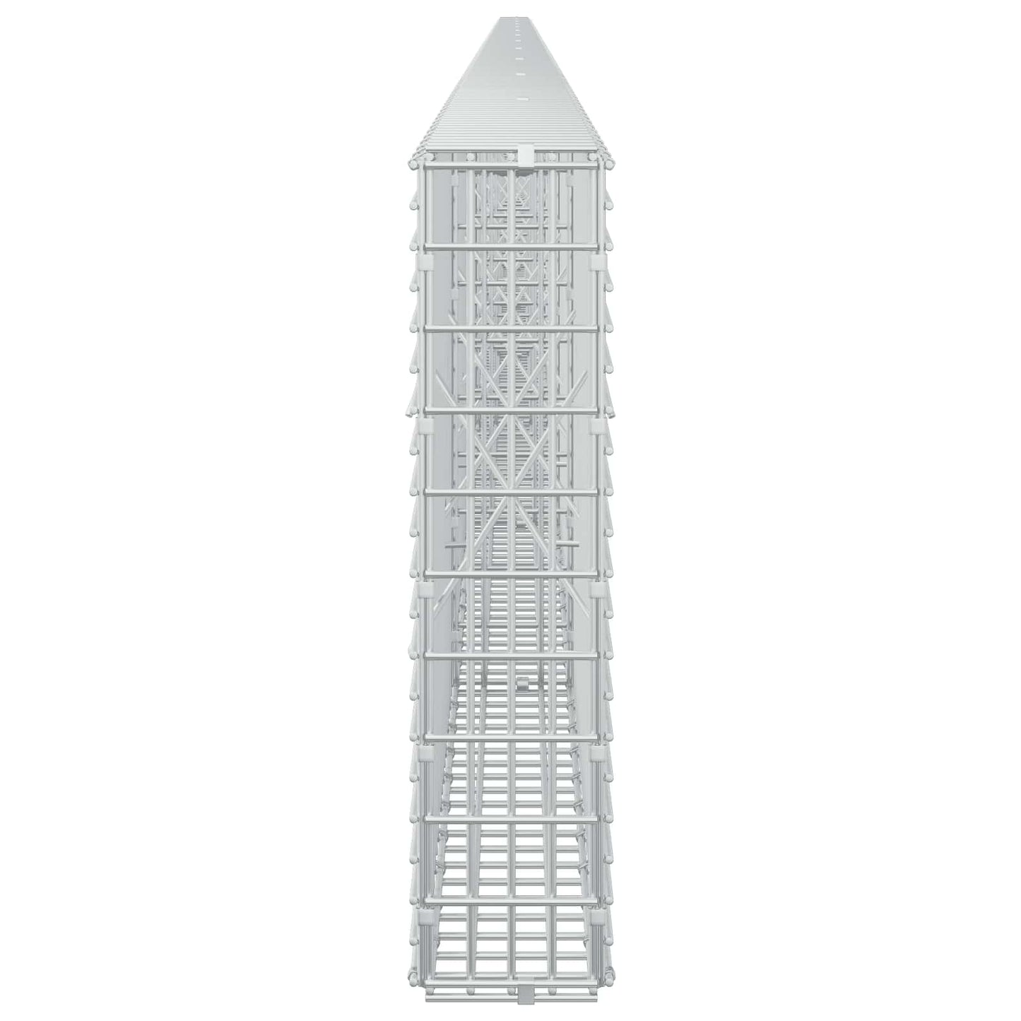 vidaXL Γκαμπιόν με σύρμα 5 mm και πλέγμα 5x2,5 cm 1200x10x50 εκ