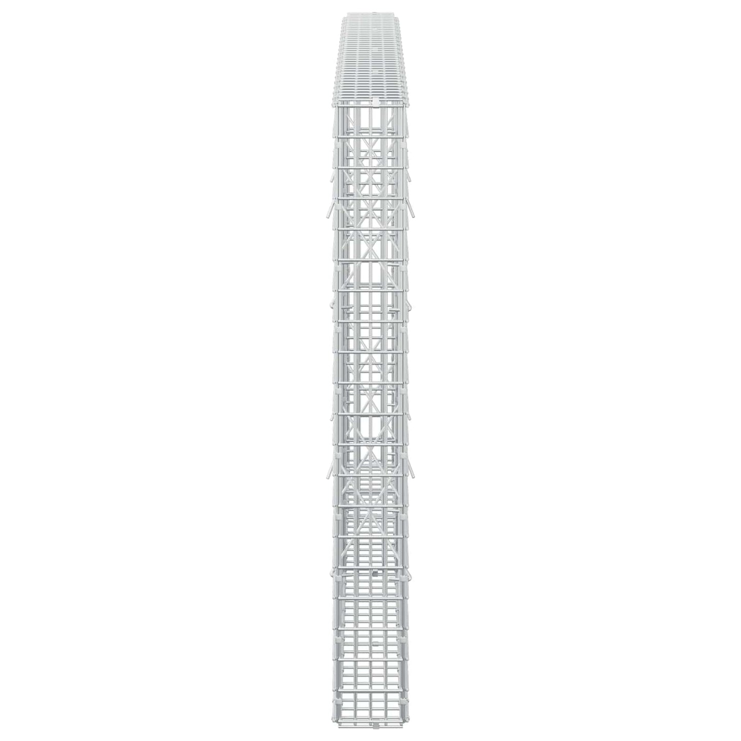 vidaXL Γκαμπιόν με σύρμα 5 mm και πλέγμα 5x2,5 cm 200x10x100 εκ